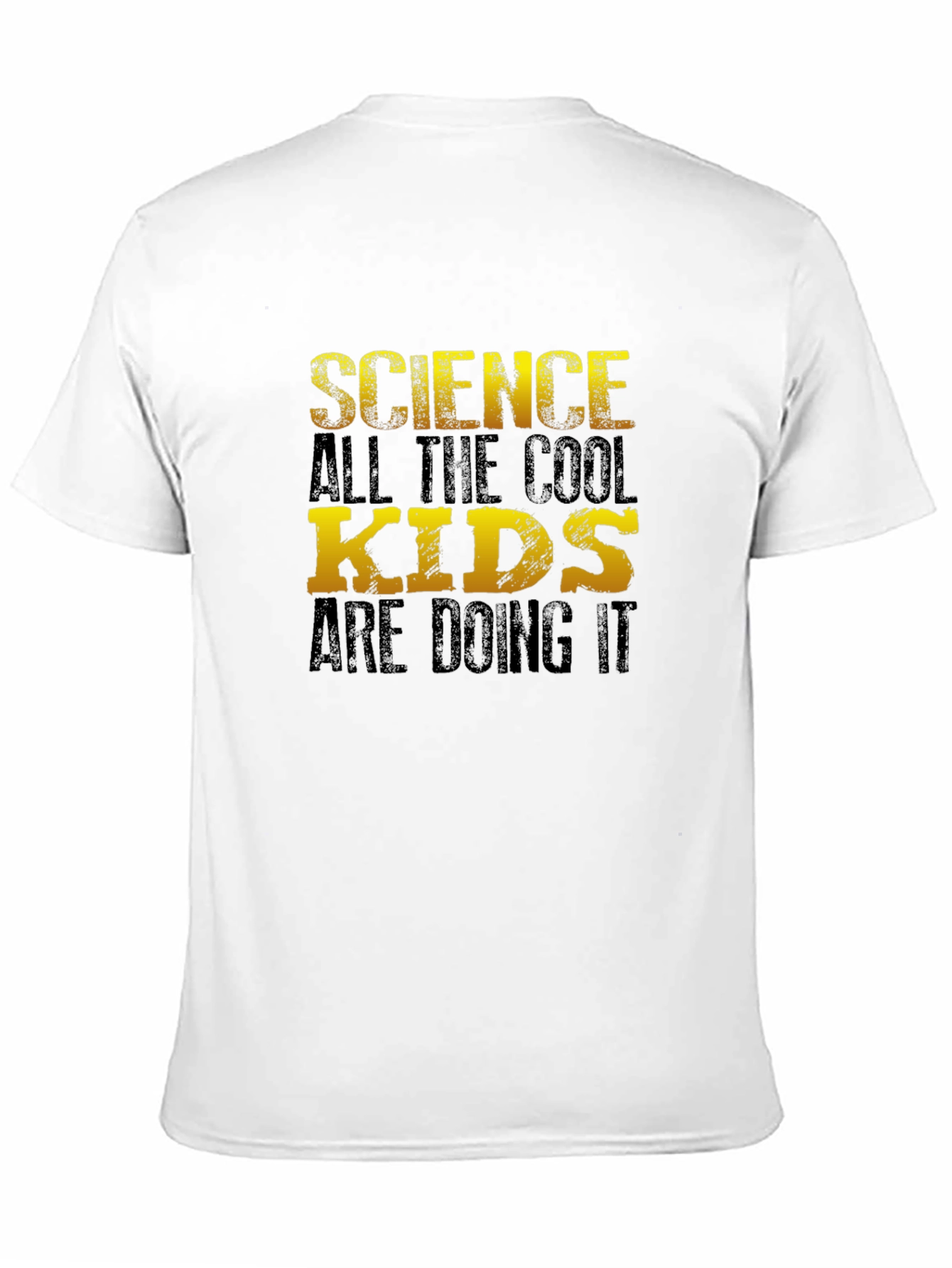 Science Cool Kids T-Shirt - Black Cotton Blend