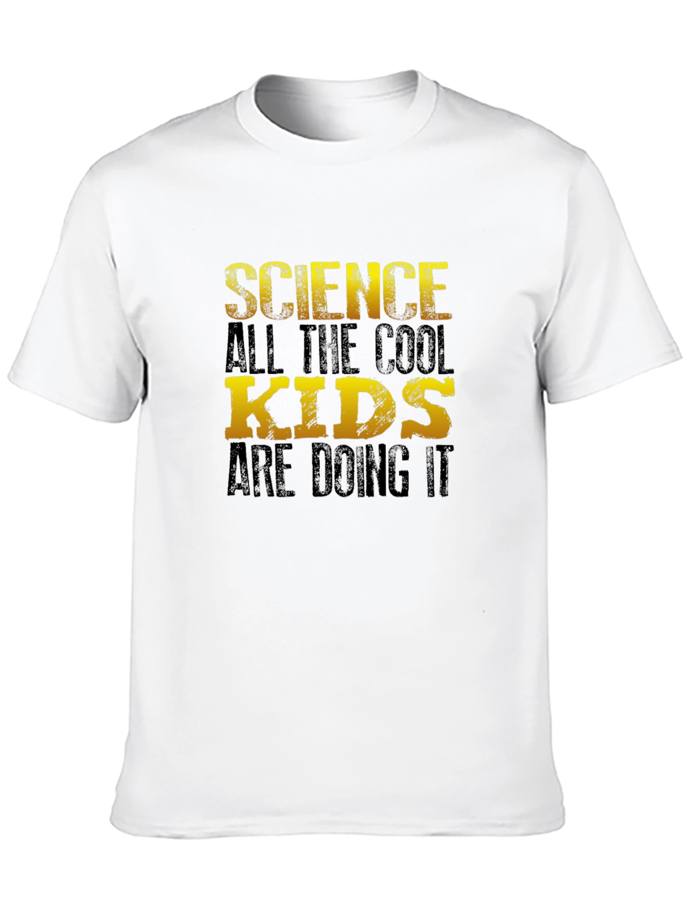 Science Cool Kids T-Shirt - Black Cotton Blend