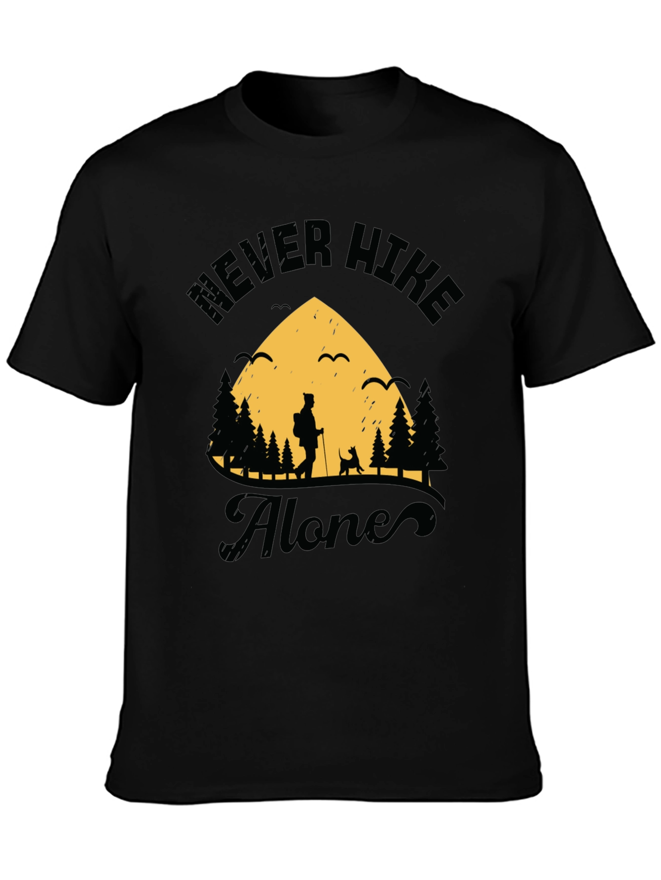 Never Hike Alone Graphic Tee