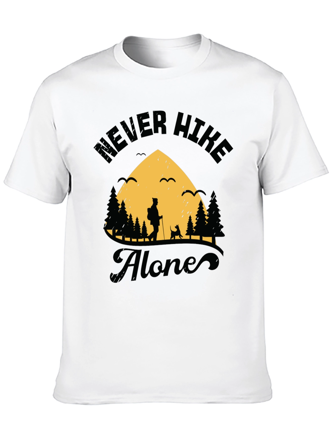 Never Hike Alone Graphic Tee