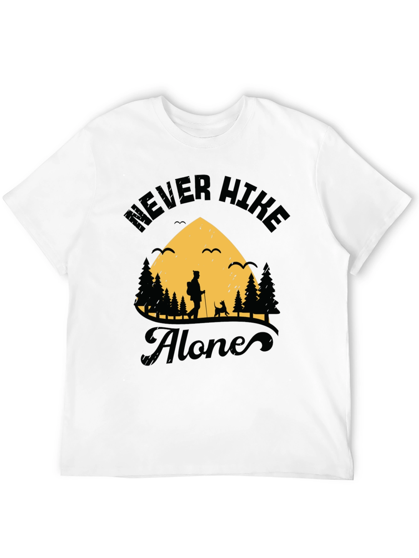 Never Hike Alone Graphic Tee