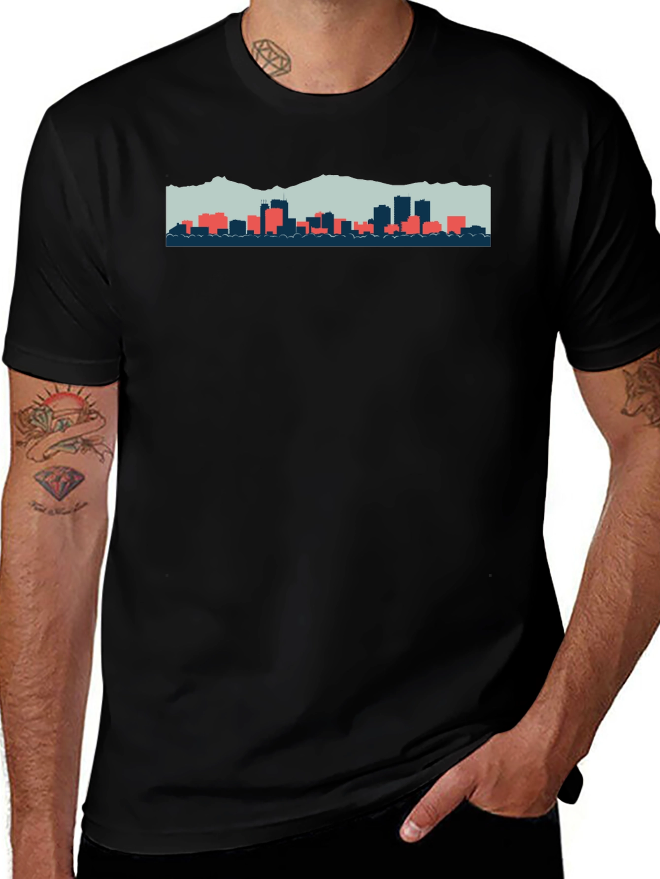 City Skyline Graphic Tee - Cool & Casual