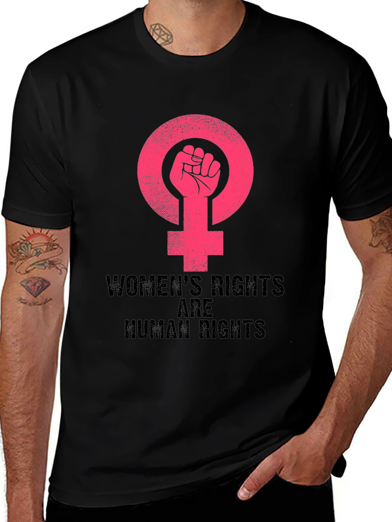 Womens Rights are Human Rights Graphic T-Shirt