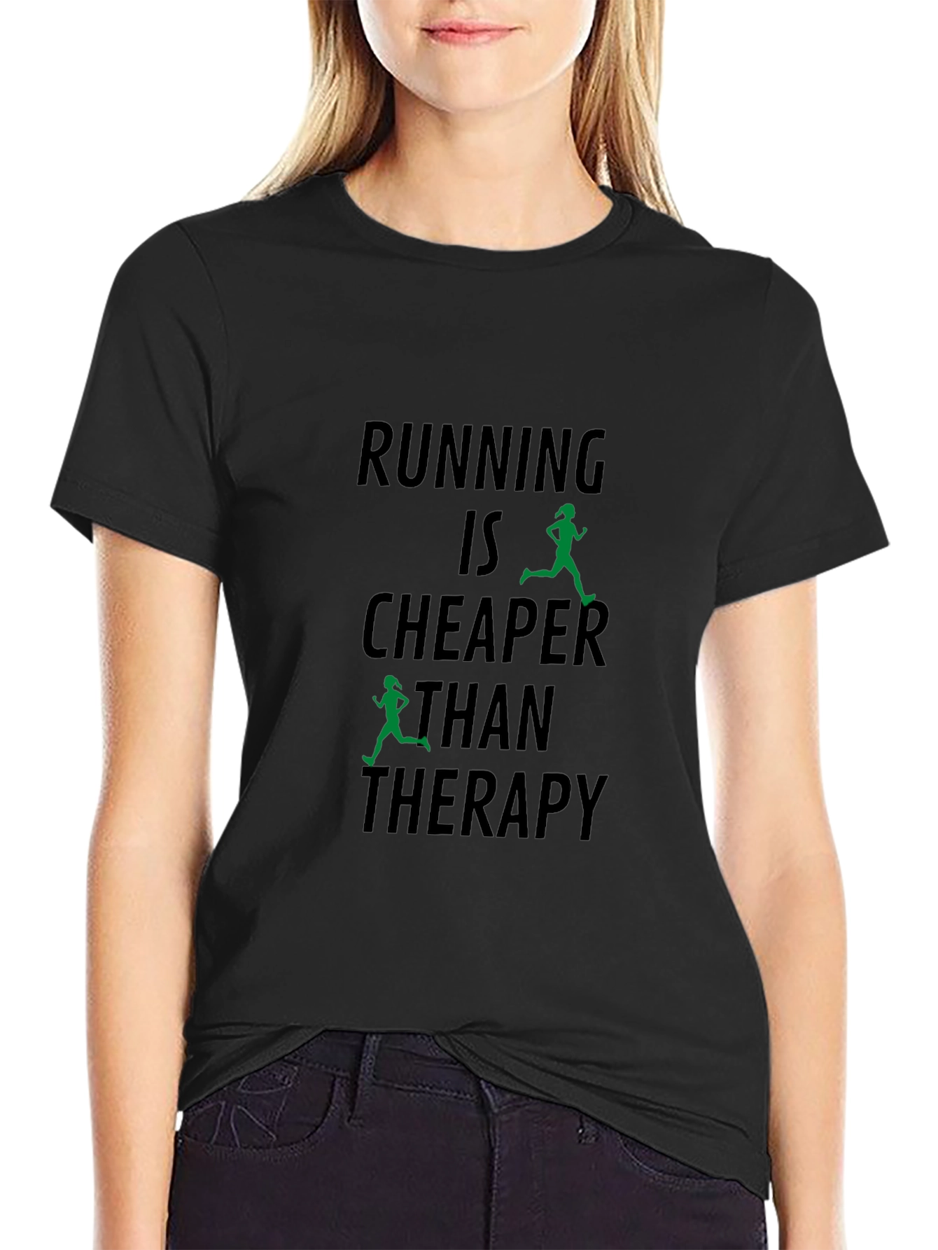 Running is Cheaper Than Therapy T-Shirt