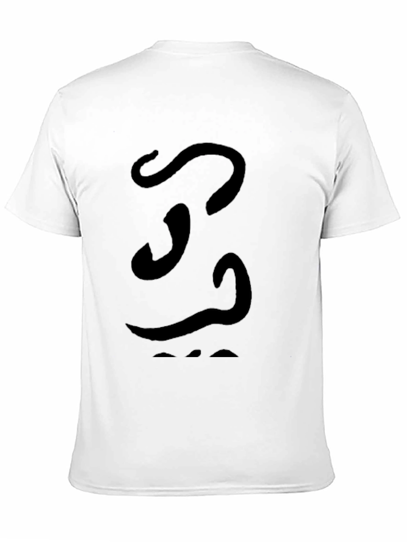 Abstract Graphic Tee - Black Soft Cotton Casual Shirt