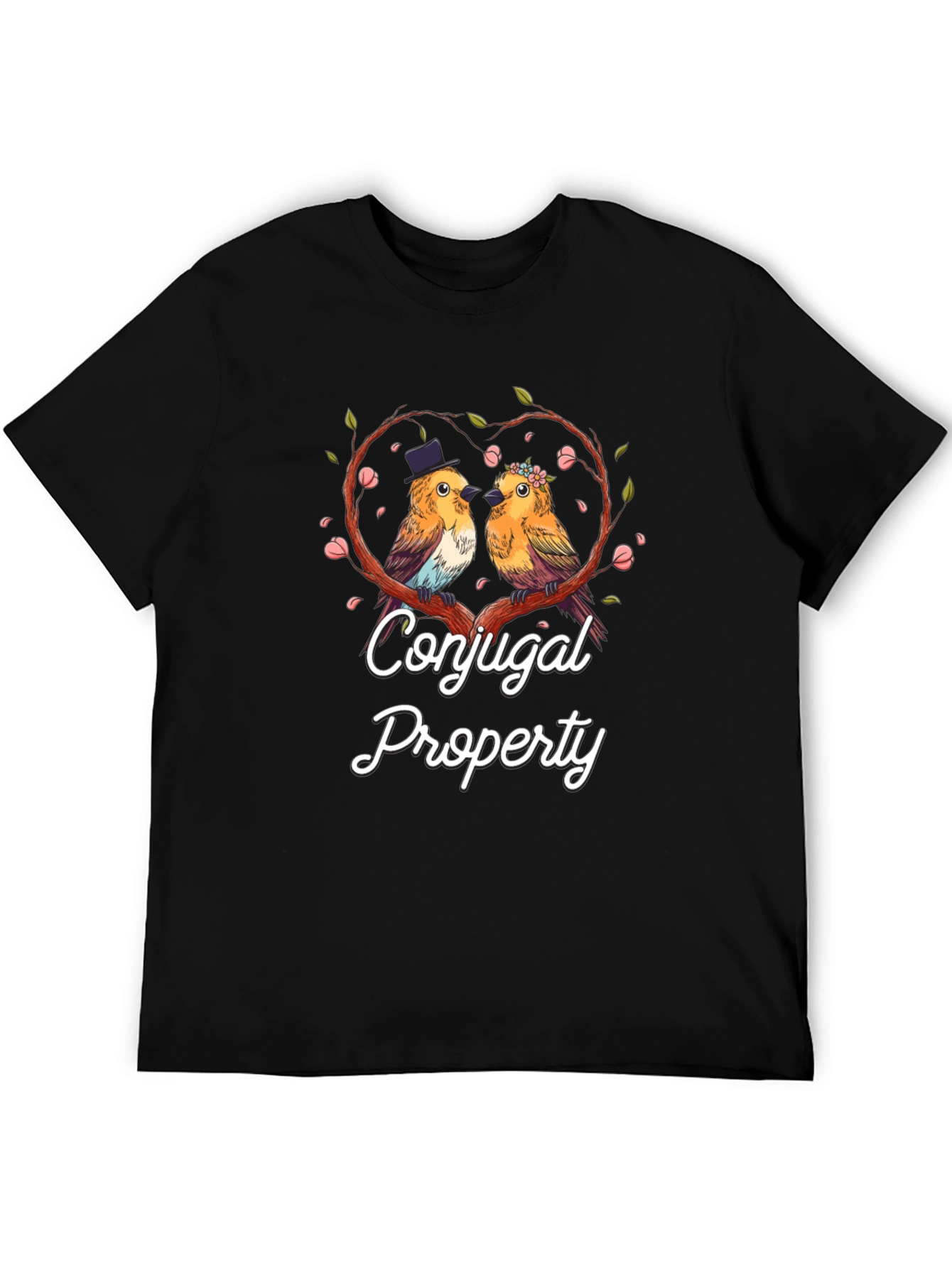 Conjugal Property Birds T-Shirt