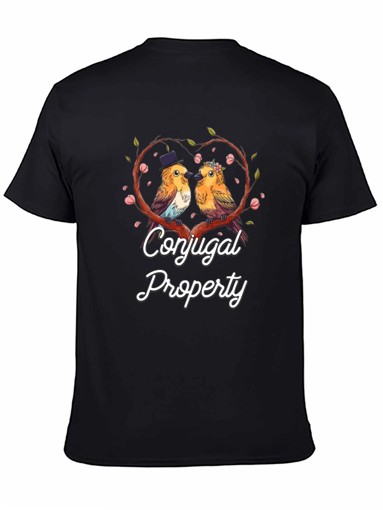 Conjugal Property Birds T-Shirt