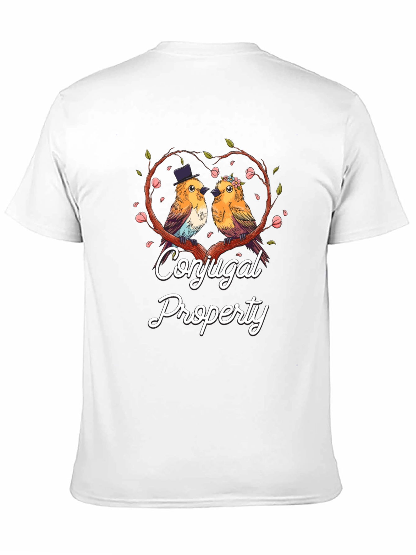 Conjugal Property Birds T-Shirt