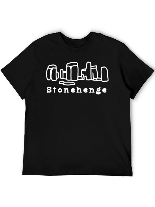 Stonehenge Graphic T-Shirt - Black