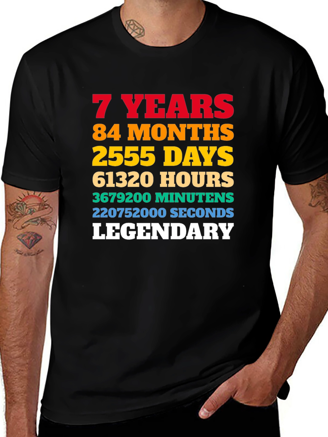 7 Years Legendary Graphic T-Shirt