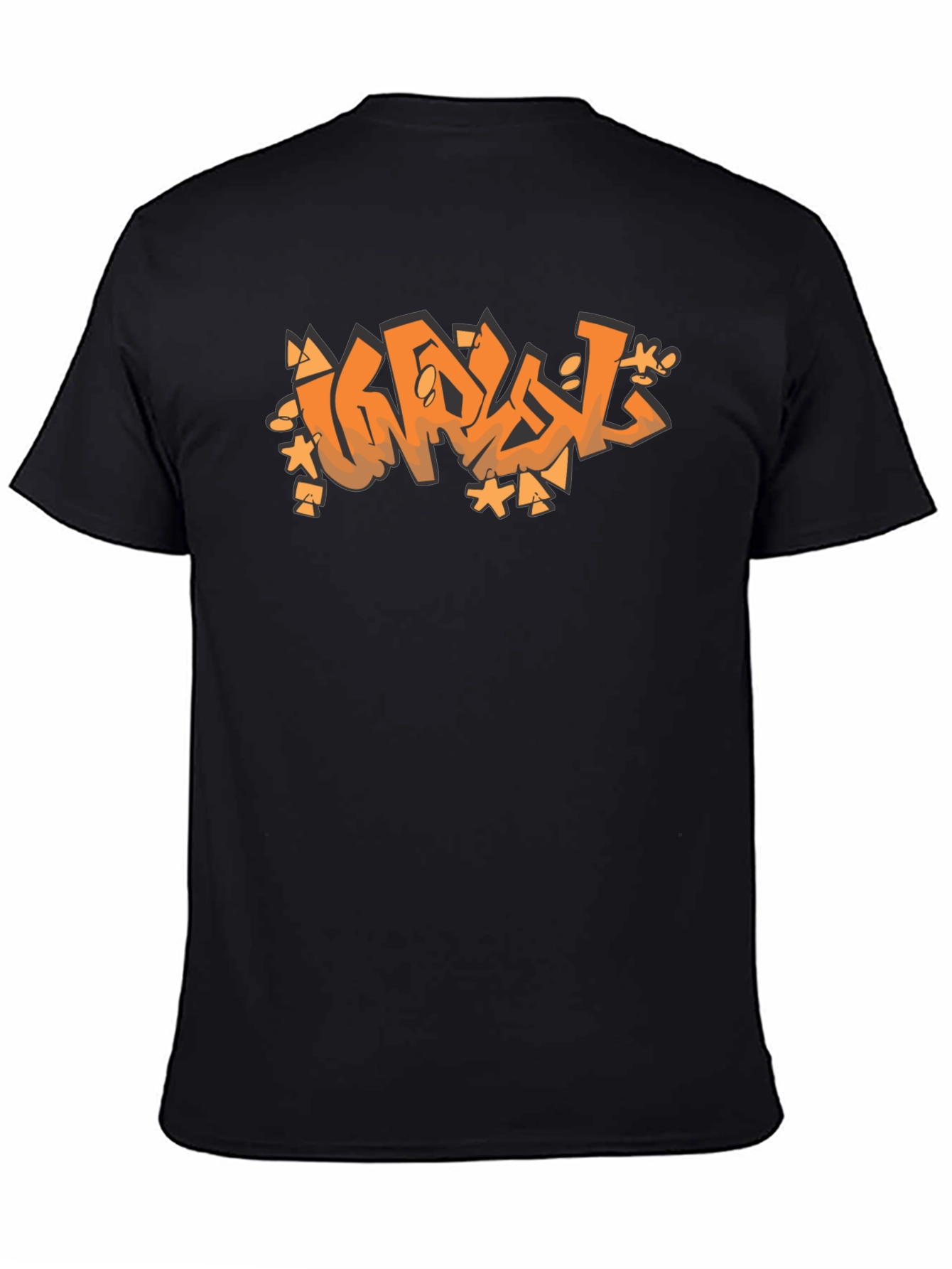 Graffiti Graphic Black T-Shirt