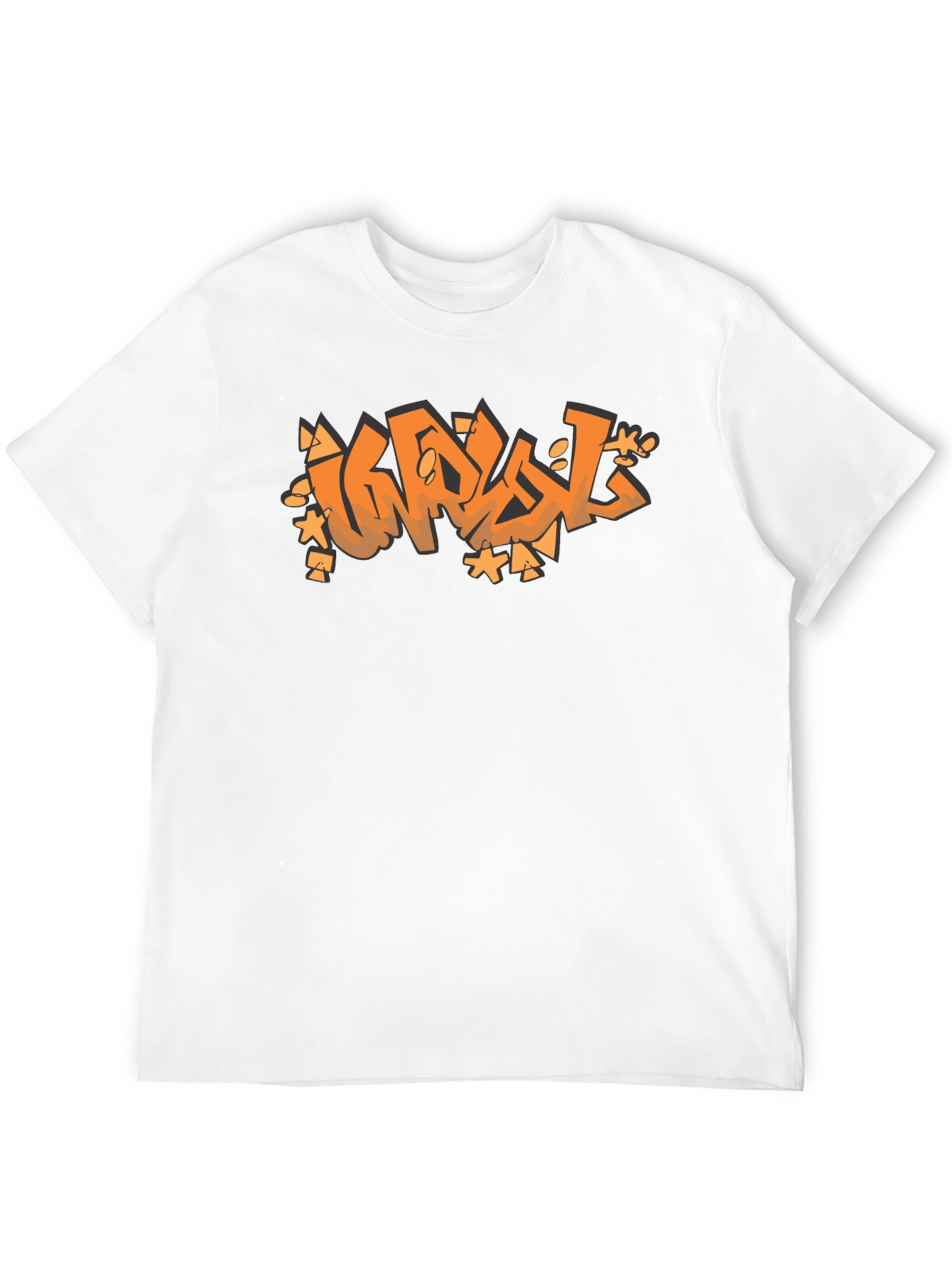 Graffiti Graphic Black T-Shirt