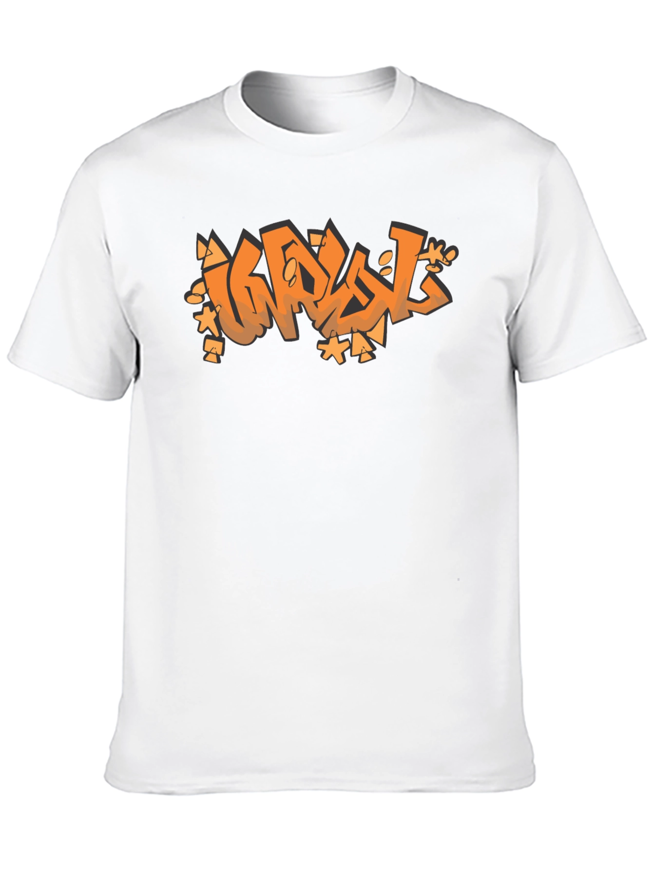 Graffiti Graphic Black T-Shirt