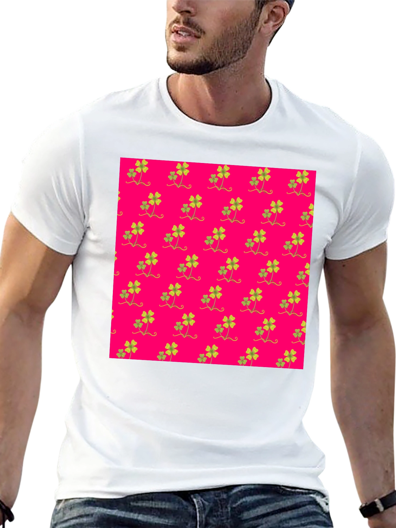 Clover Pattern T-Shirt