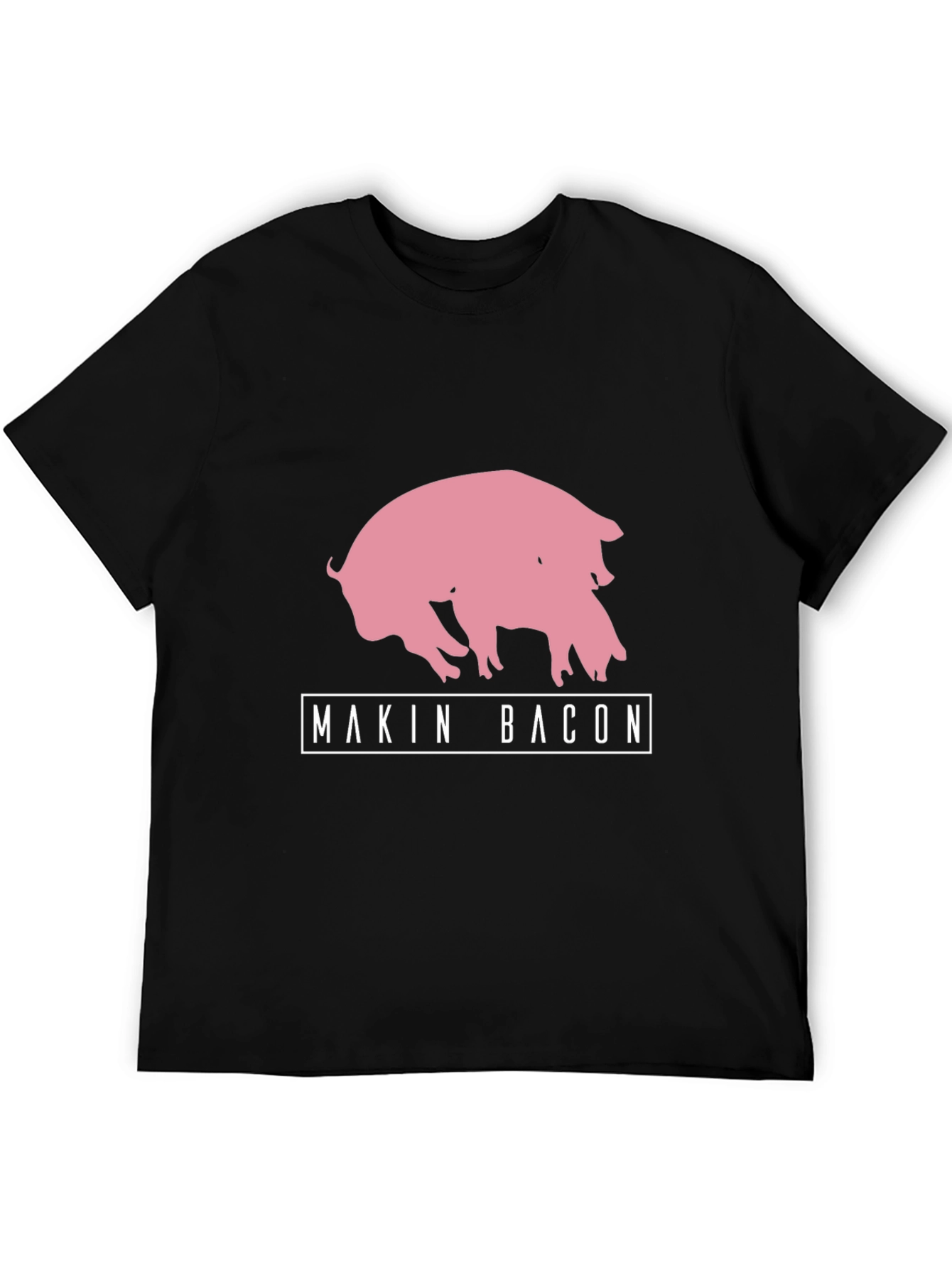 Makin Bacon Pig Graphic T-Shirt