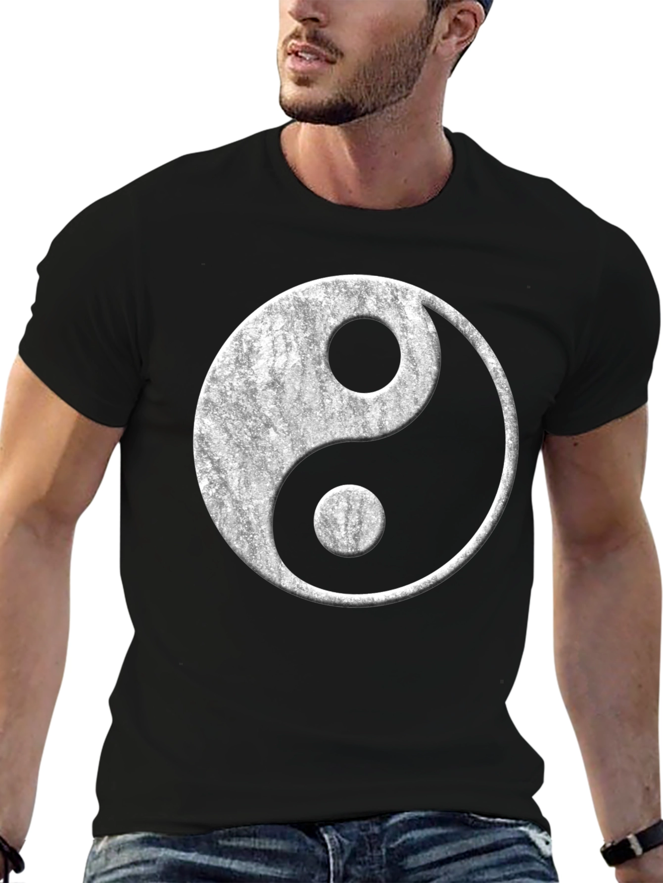 Yin Yang Graphic Tee - Balance and Style