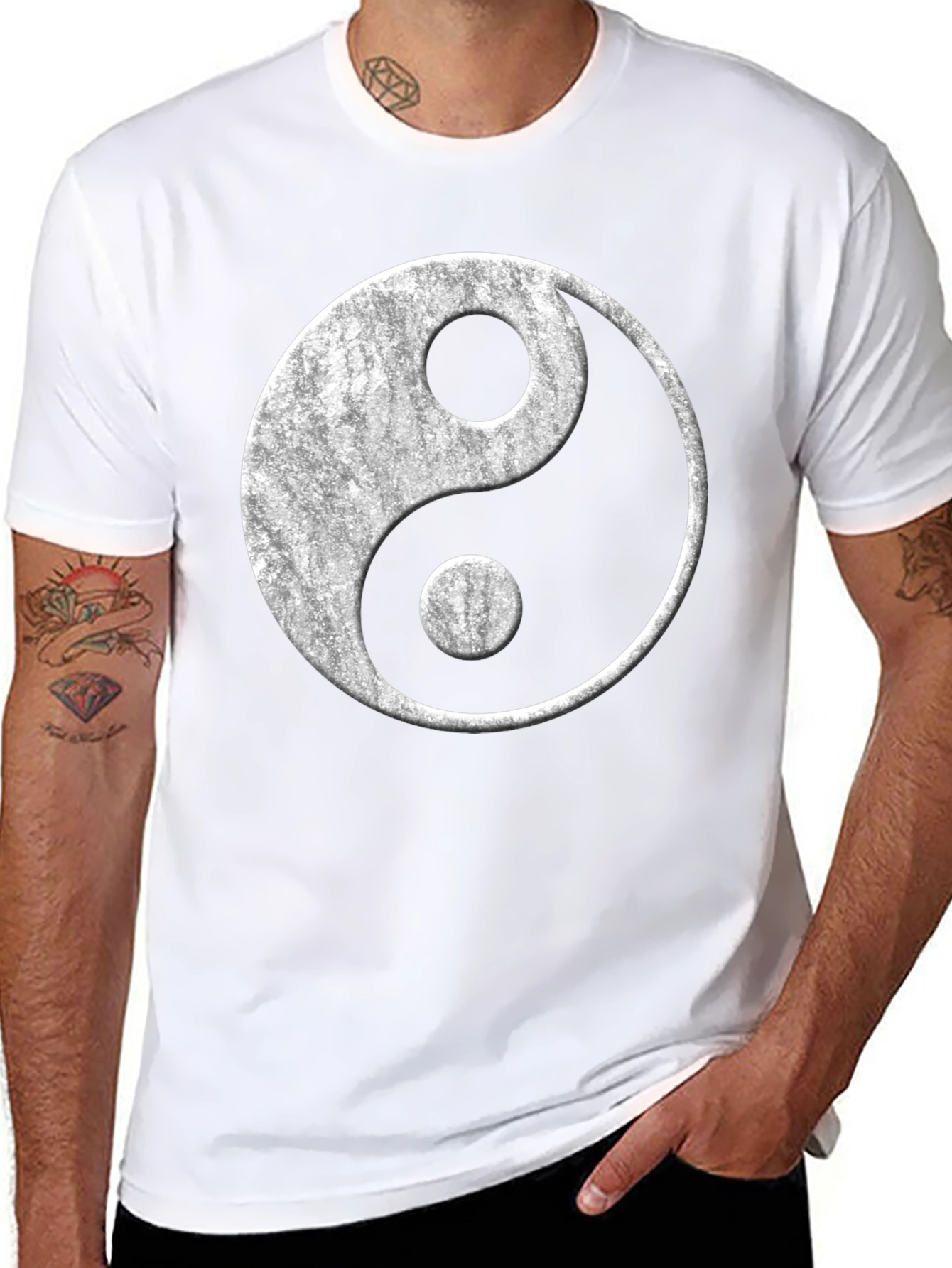 Yin Yang Graphic Tee - Balance and Style