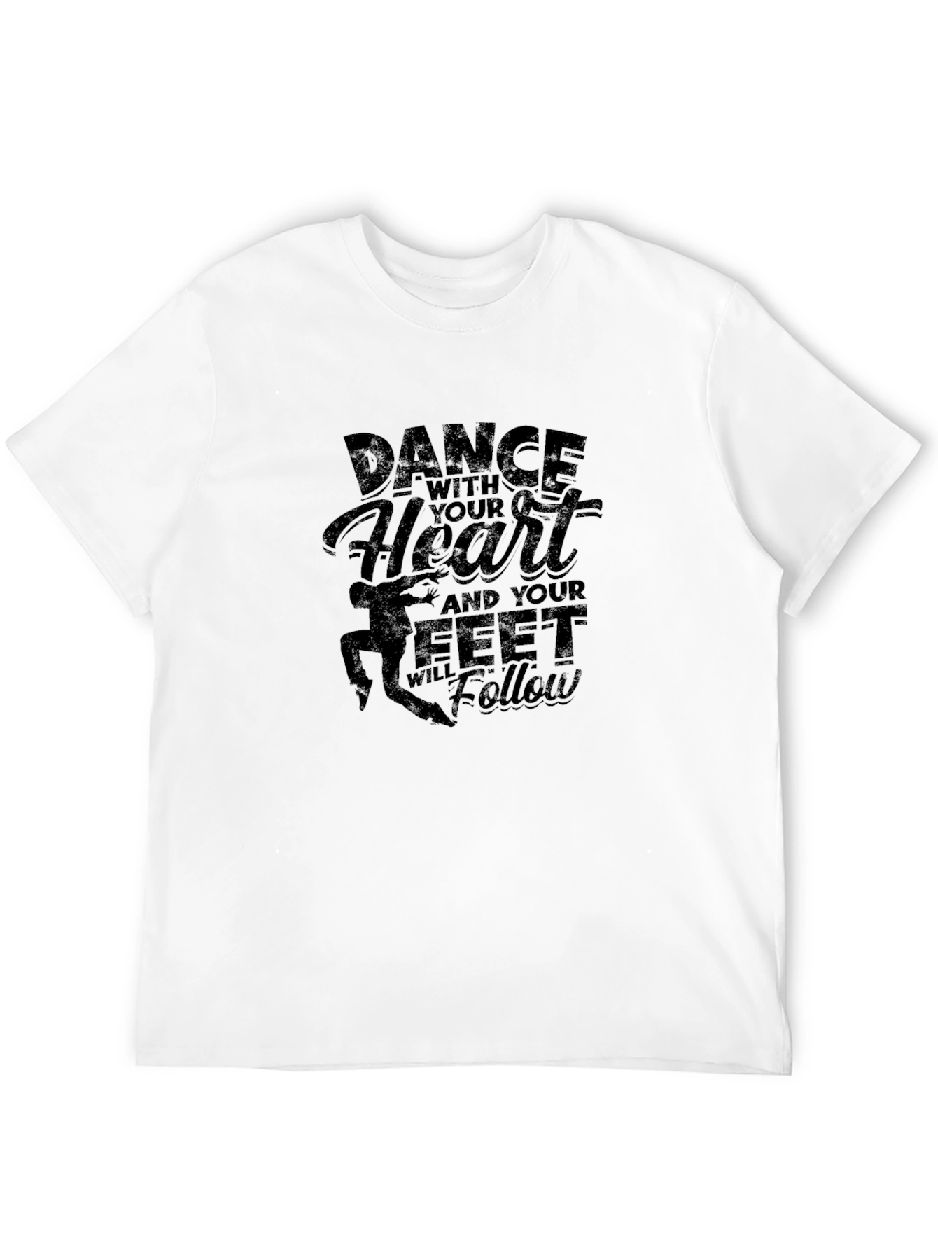 Dance with Your Heart Black T-Shirt