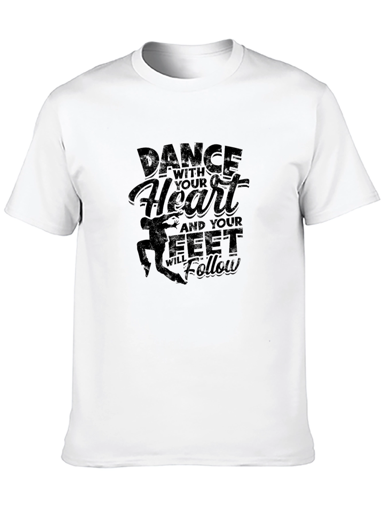 Dance with Your Heart Black T-Shirt