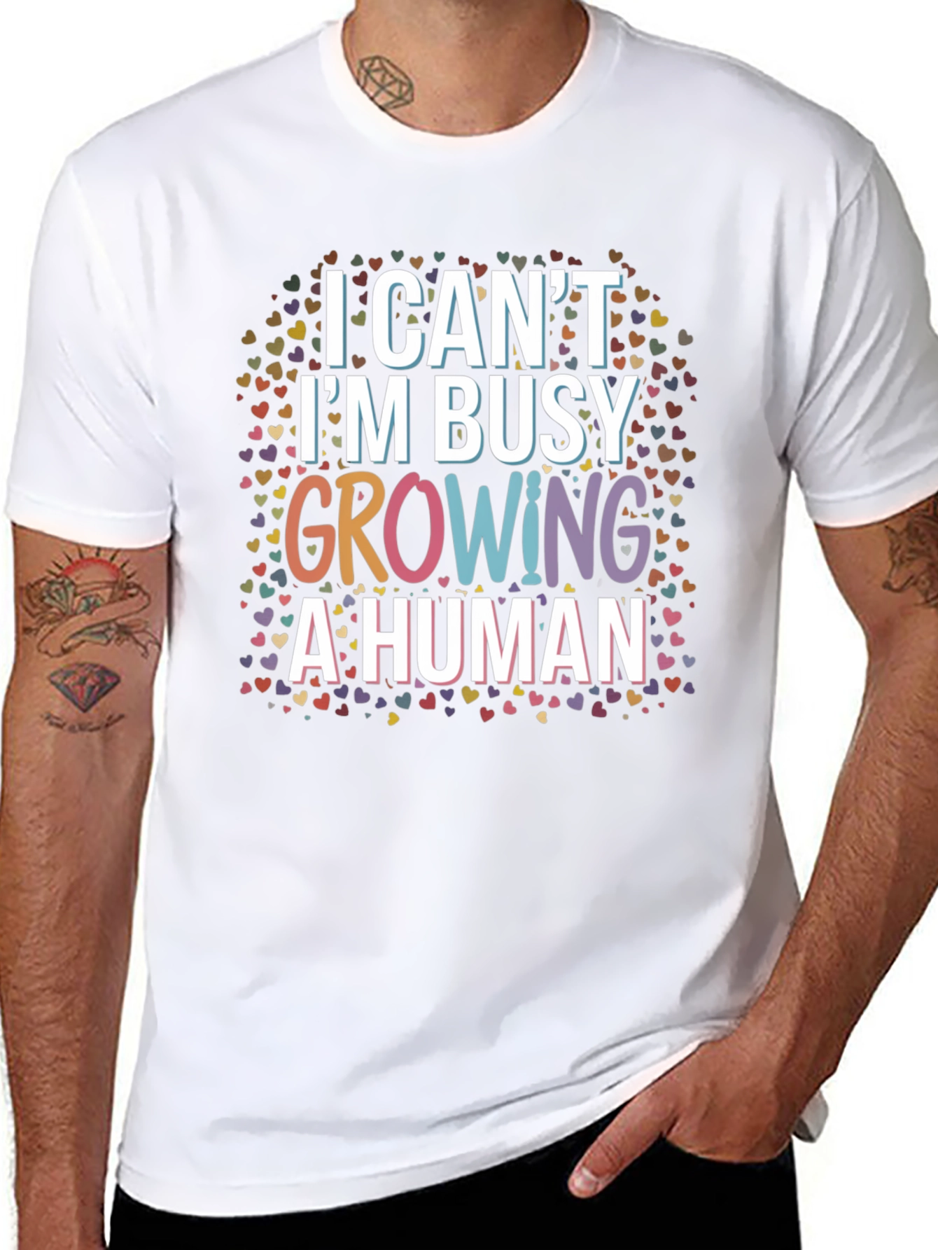 Funny Pregnancy T-Shirt - Im Growing A Human