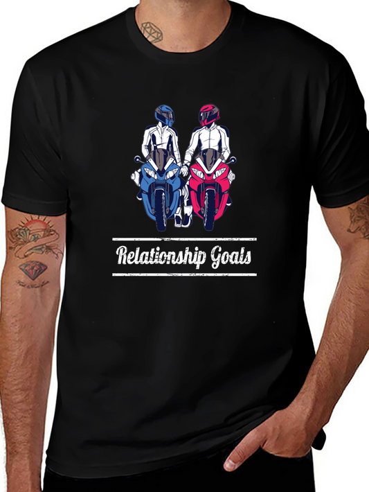 Relationship Goals Motorcycle T-Shirt