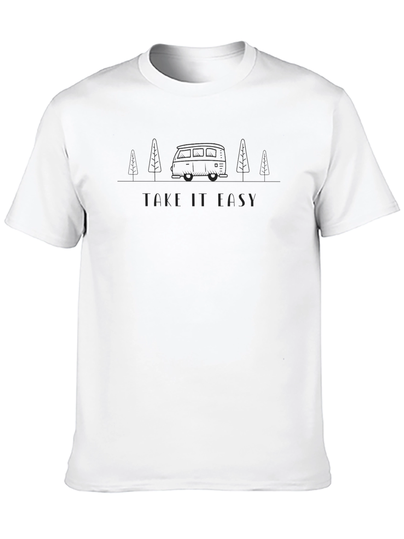 Take It Easy Graphic Tee - Black