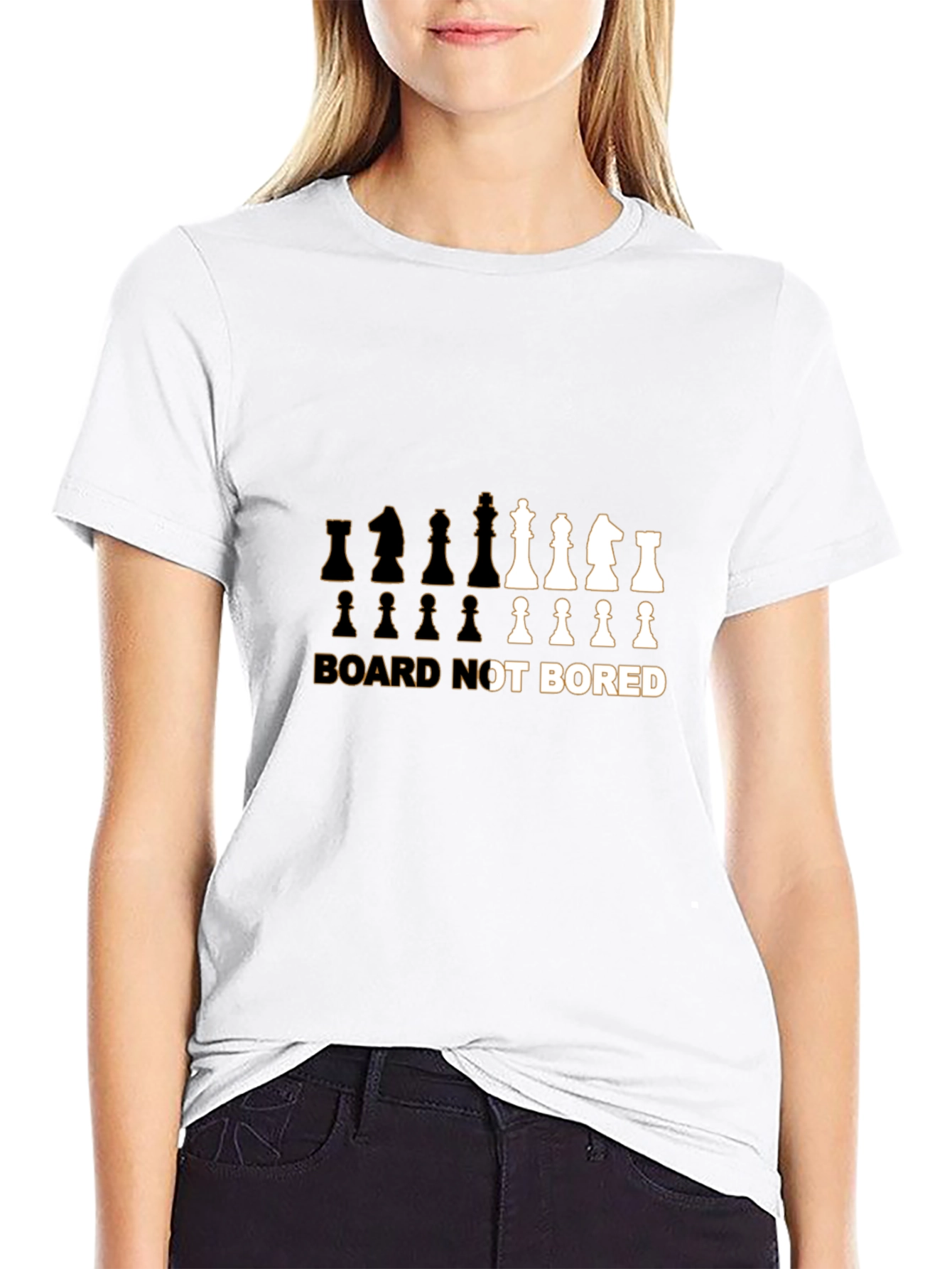 Chess Lover T-Shirt - Board Not Bored