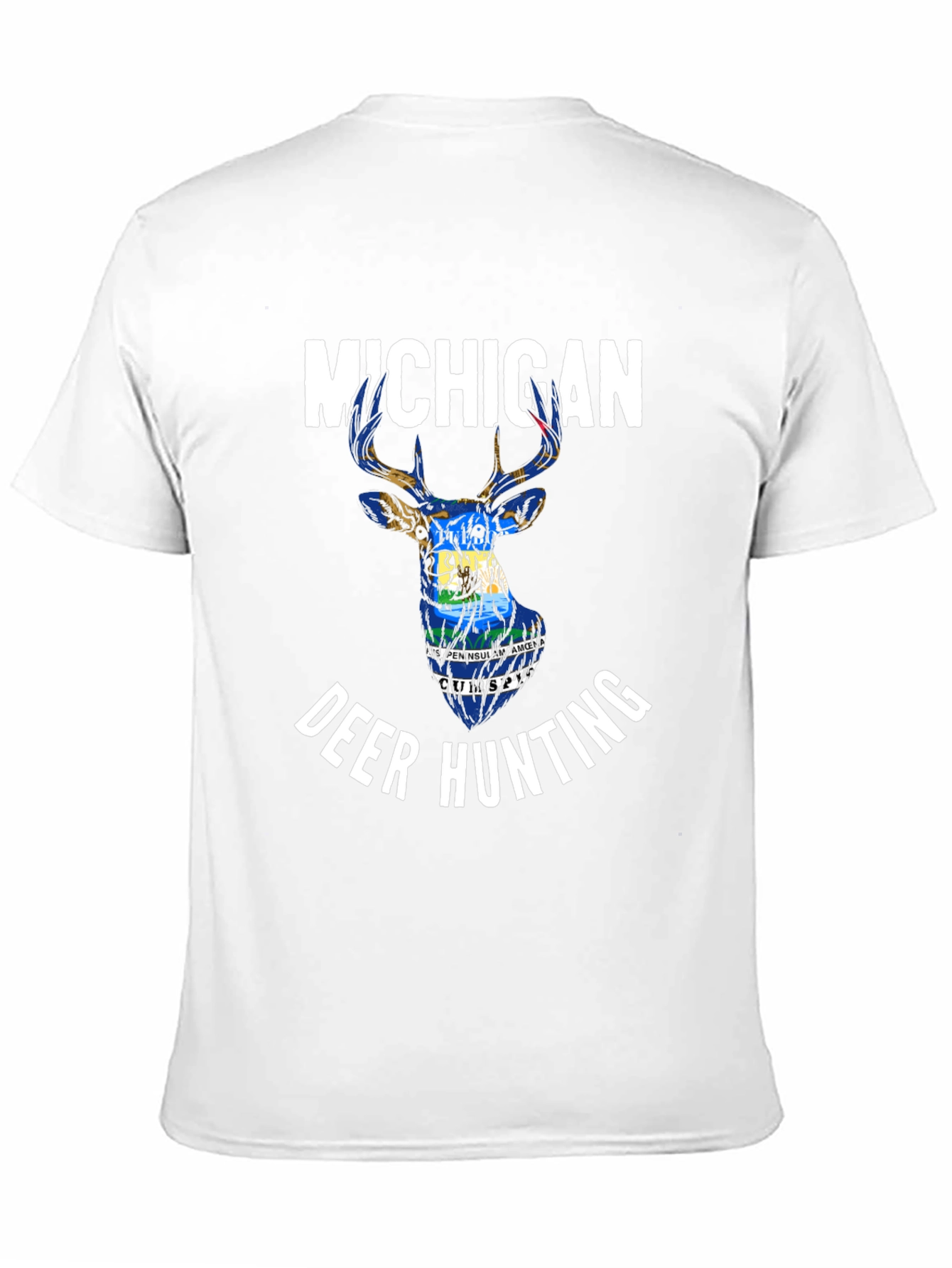 Michigan Deer Hunting Black T-Shirt