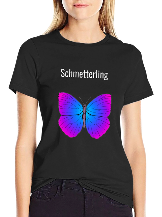 Butterfly Graphic Print T-Shirt