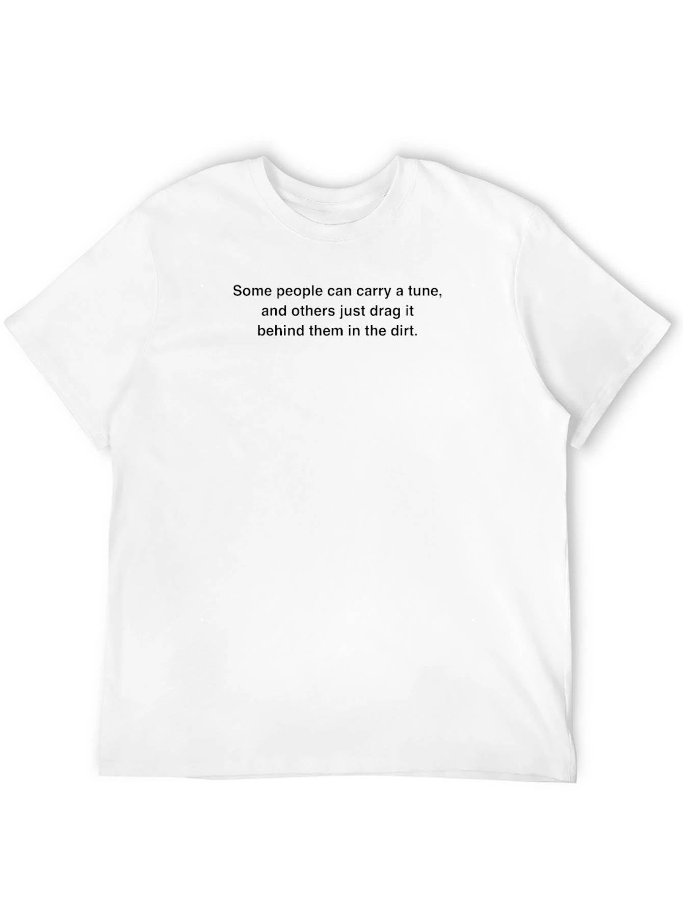 Humorous Black T-Shirt: Carry a Tune