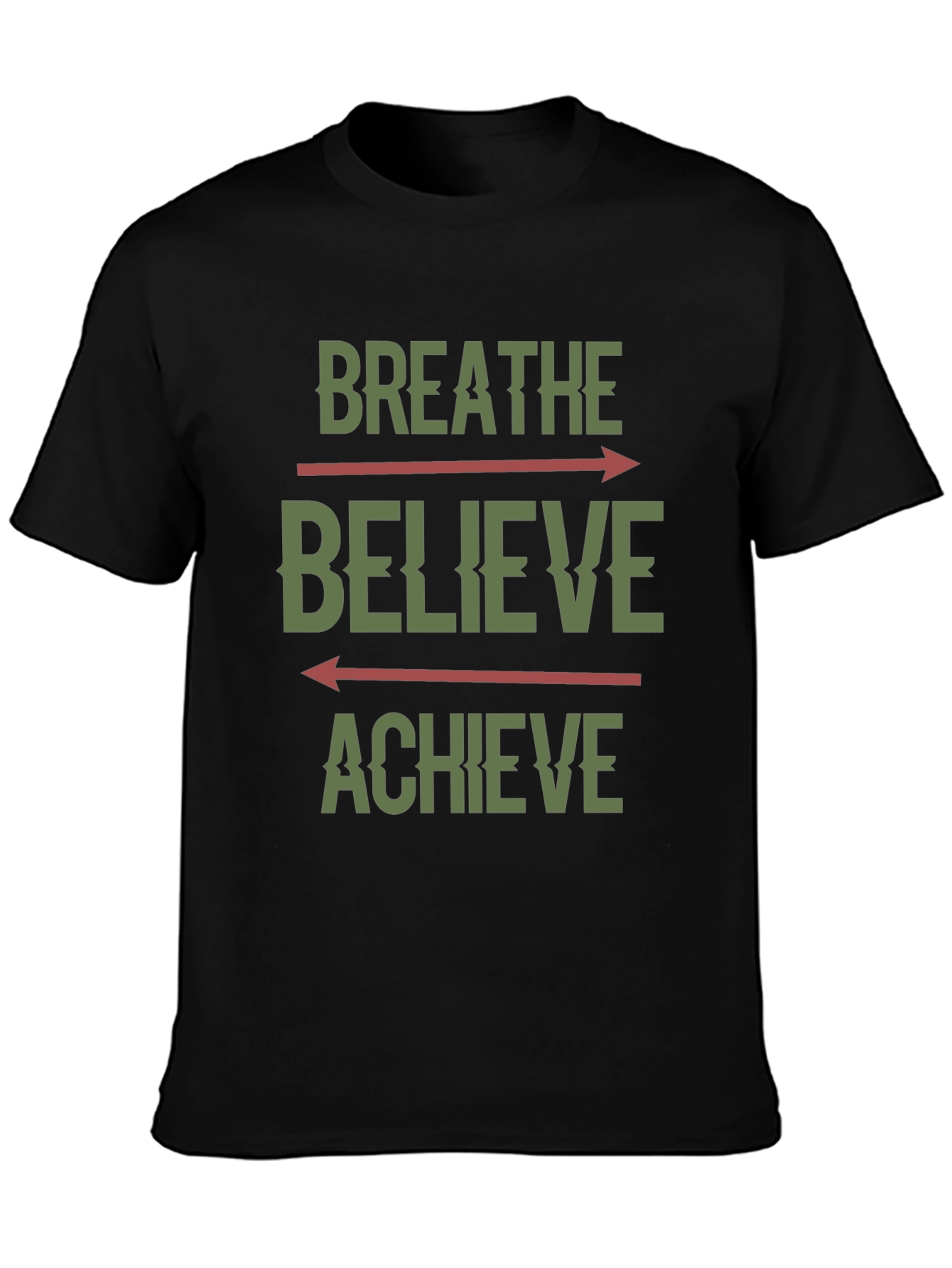 Breathe Believe Achieve Graphic Tee