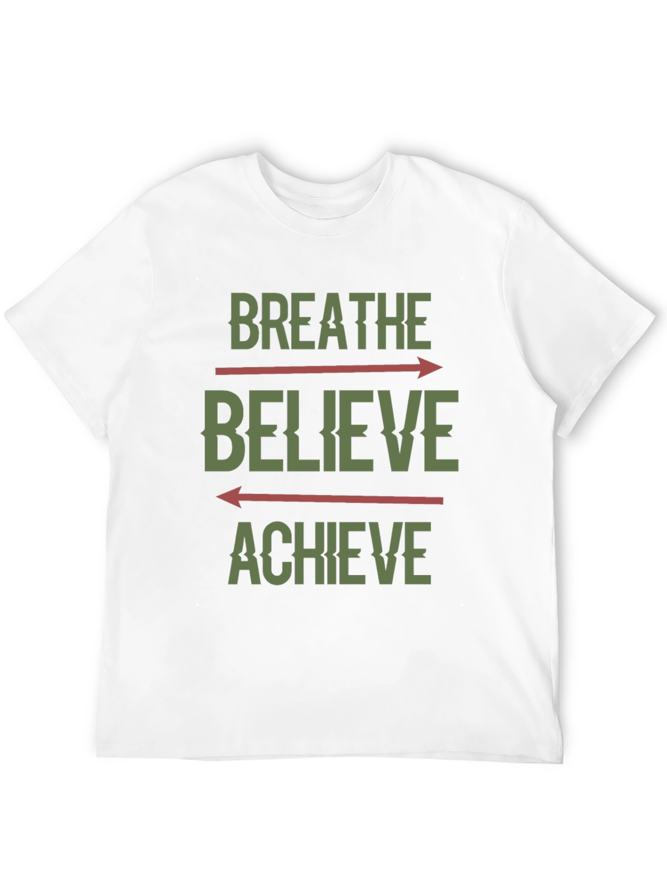 Breathe Believe Achieve Graphic Tee
