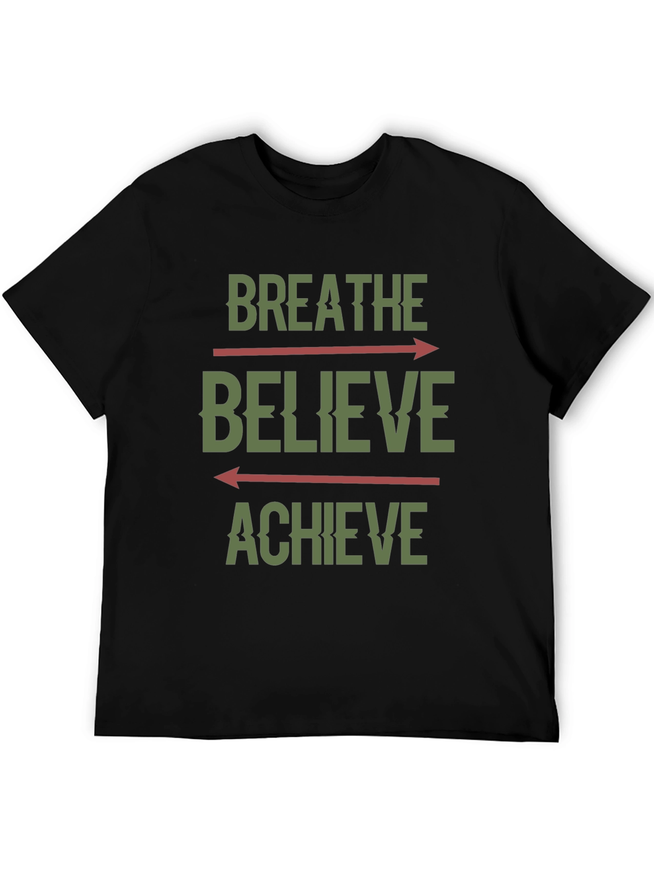 Breathe Believe Achieve Graphic Tee