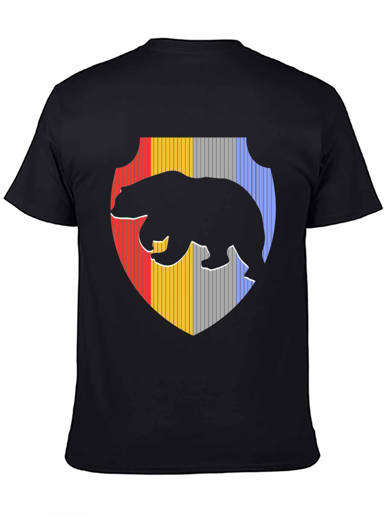 Bear Silhouette Shield Graphic Tee