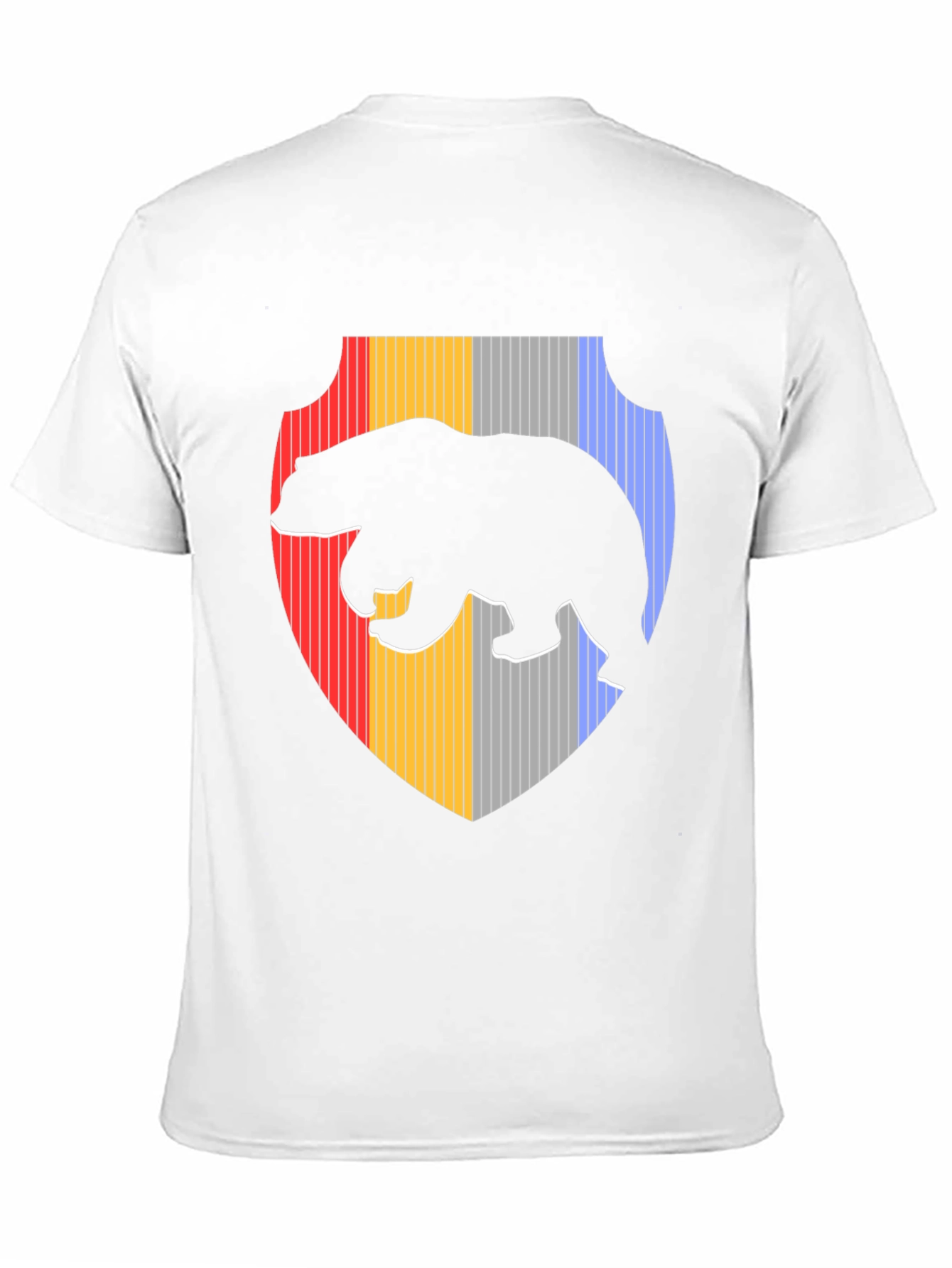 Bear Silhouette Shield Graphic Tee