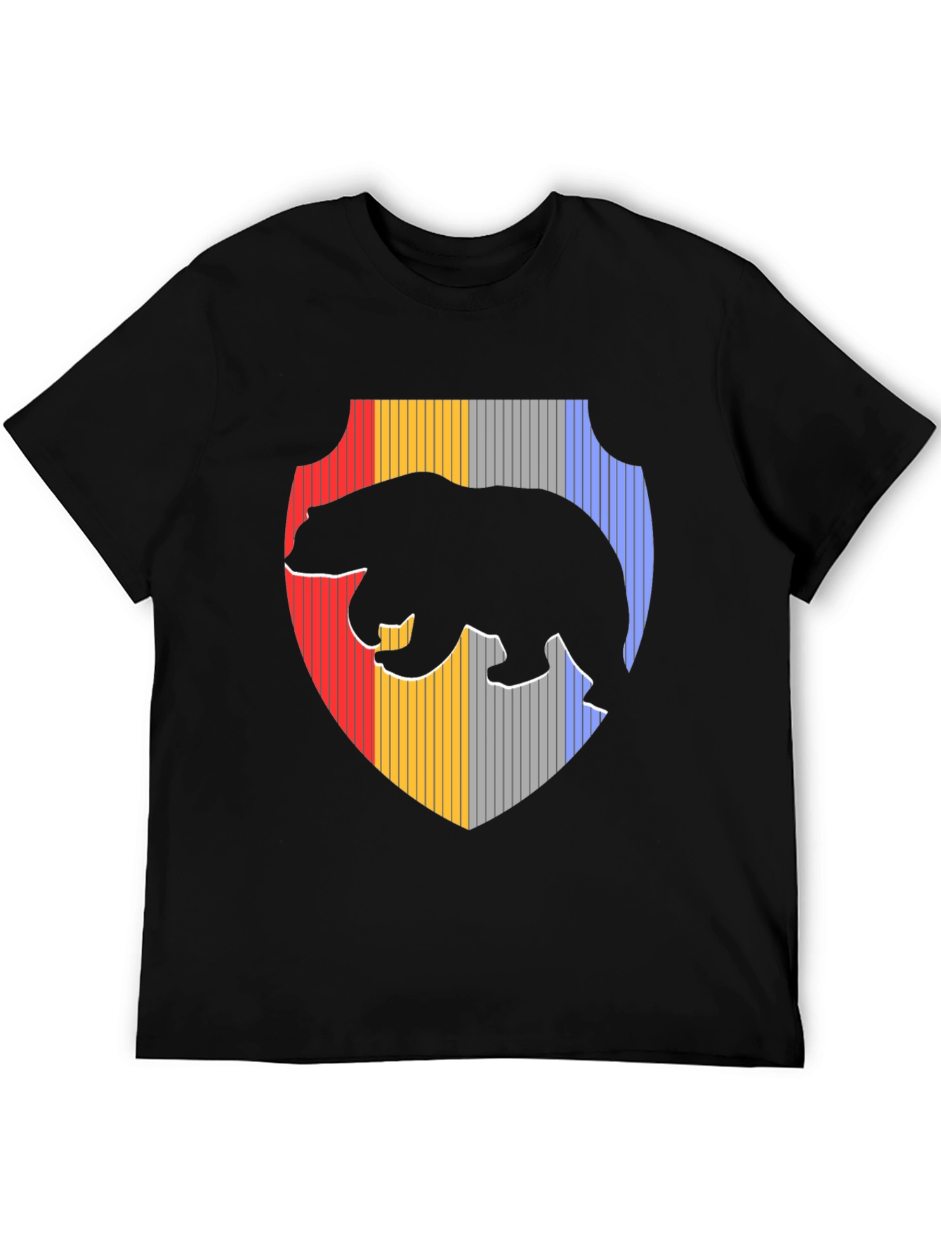Bear Silhouette Shield Graphic Tee