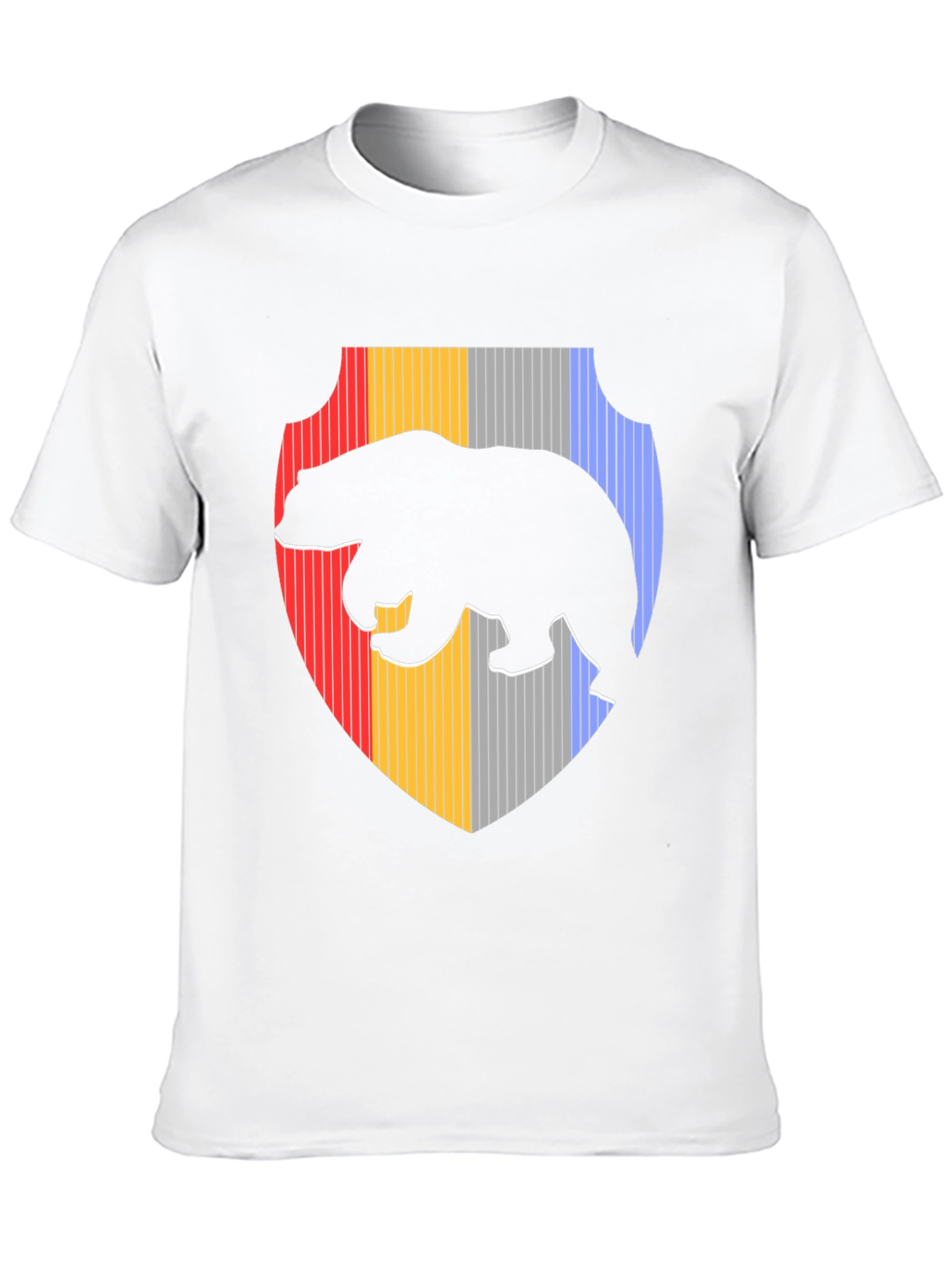Bear Silhouette Shield Graphic Tee