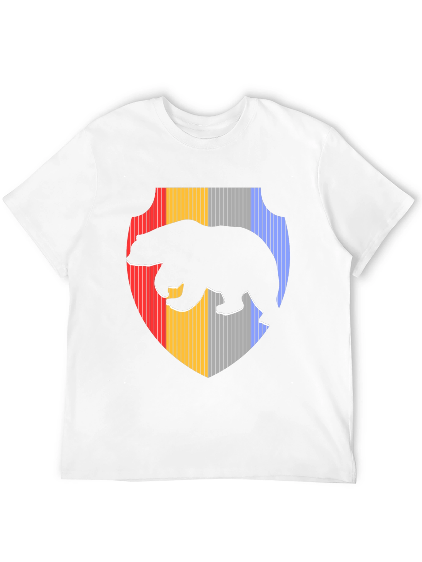 Bear Silhouette Shield Graphic Tee