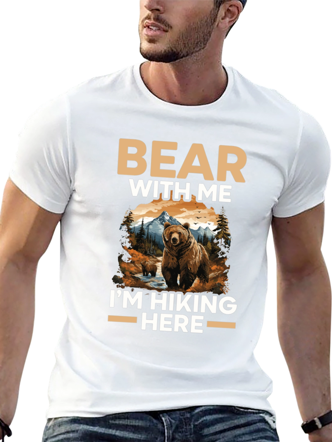 Bear With Me Hiking T-Shirt