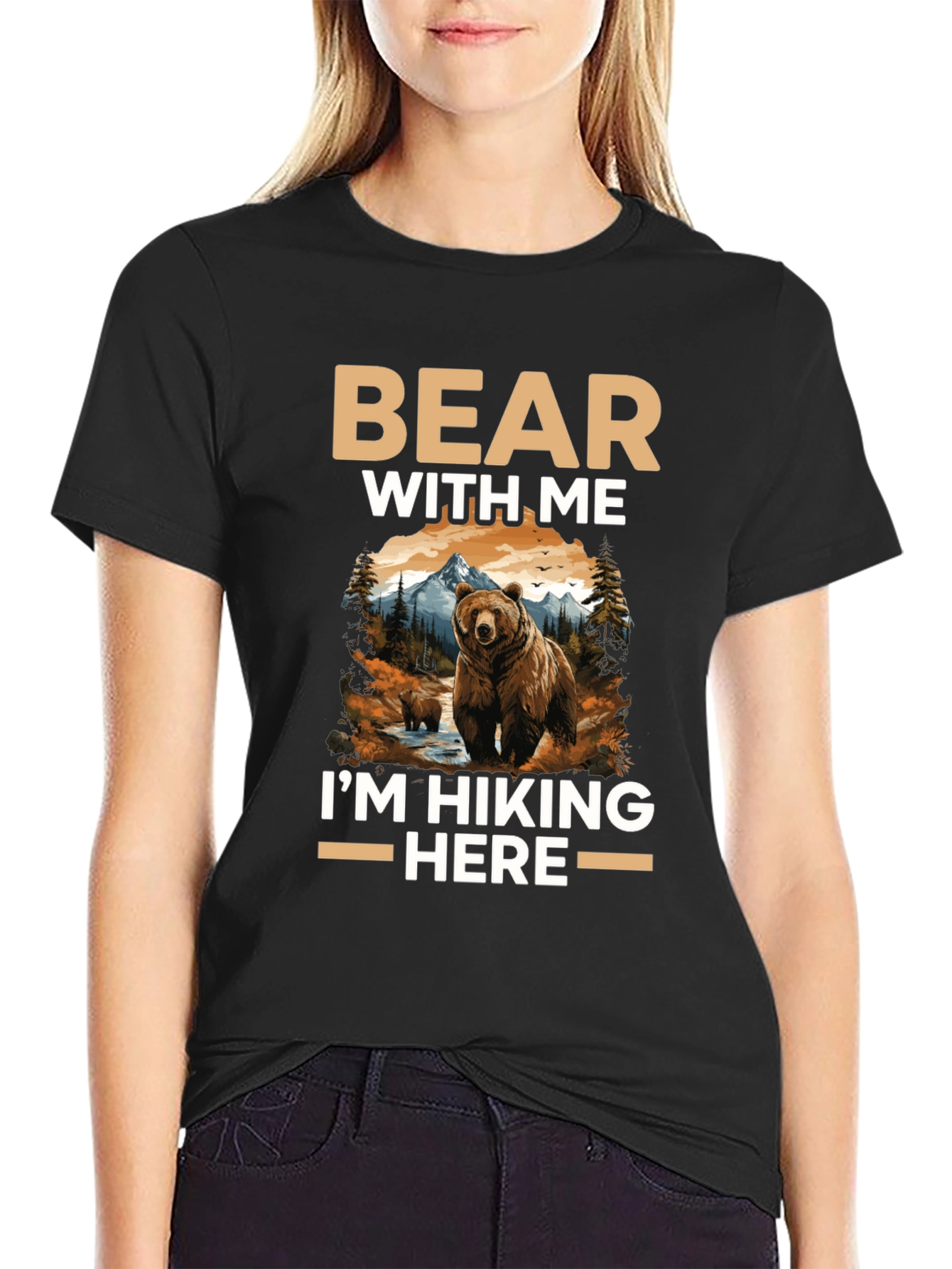 Bear With Me Hiking T-Shirt