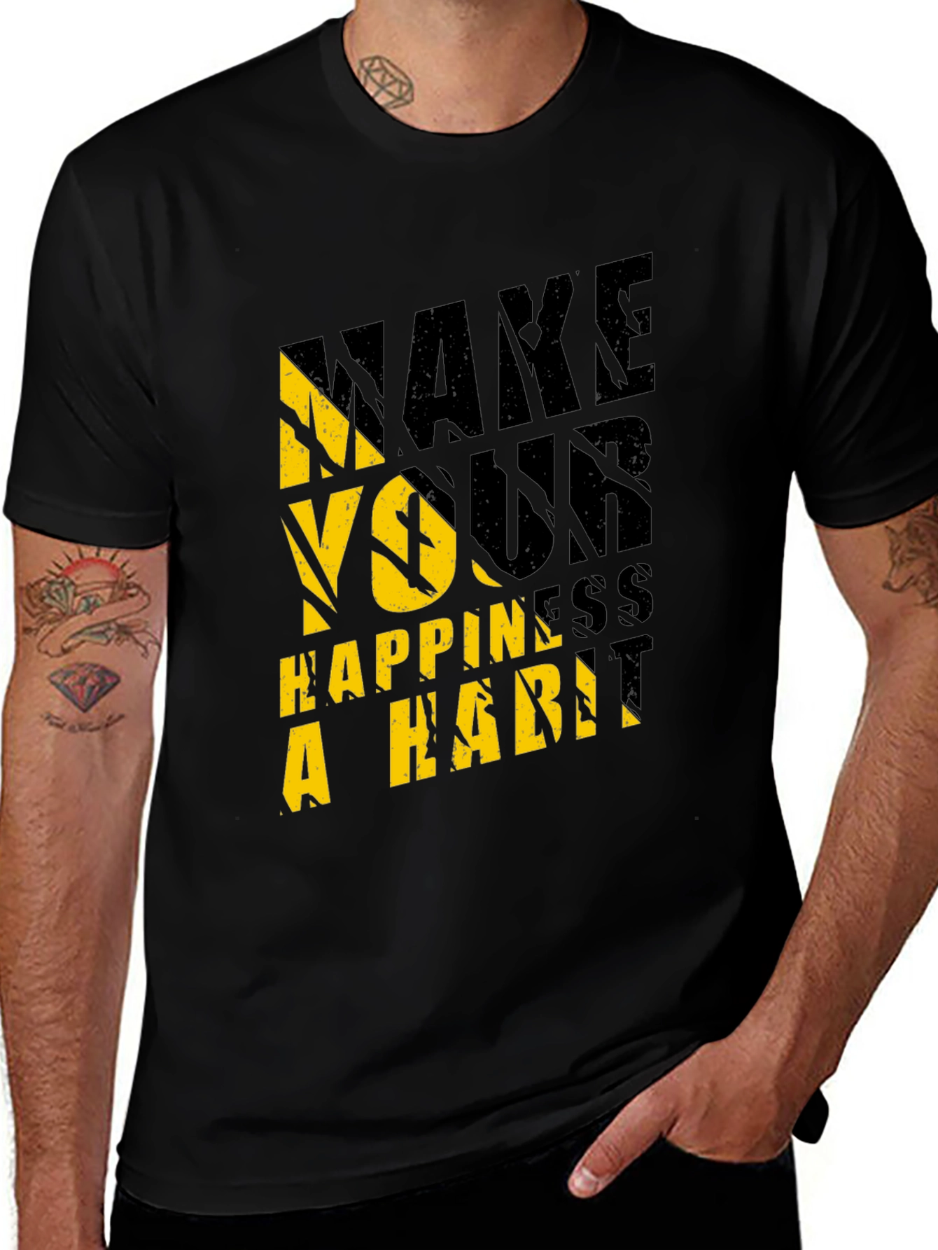 Make Your Happiness A Habit Graphic Tee