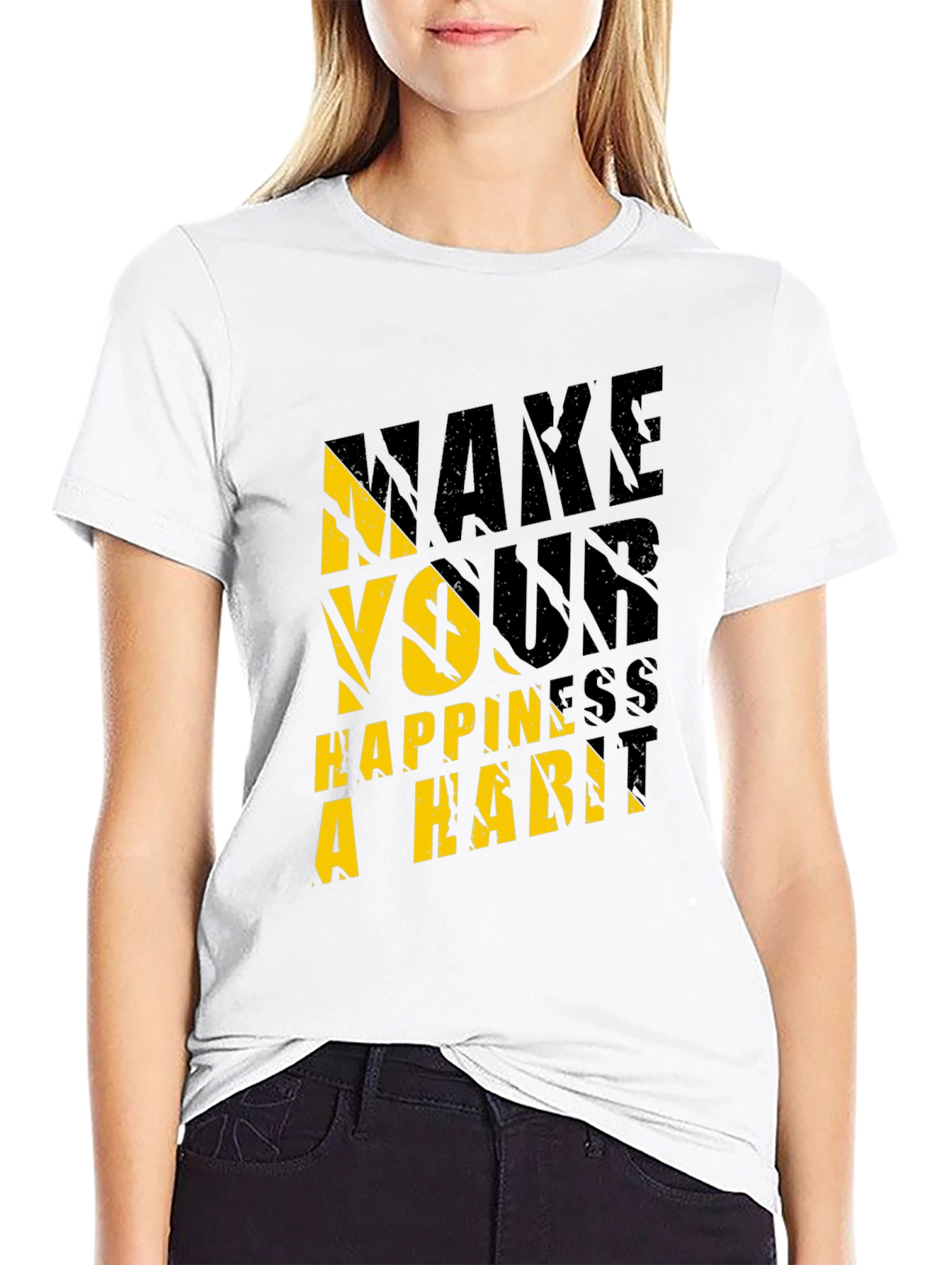 Make Your Happiness A Habit Graphic Tee