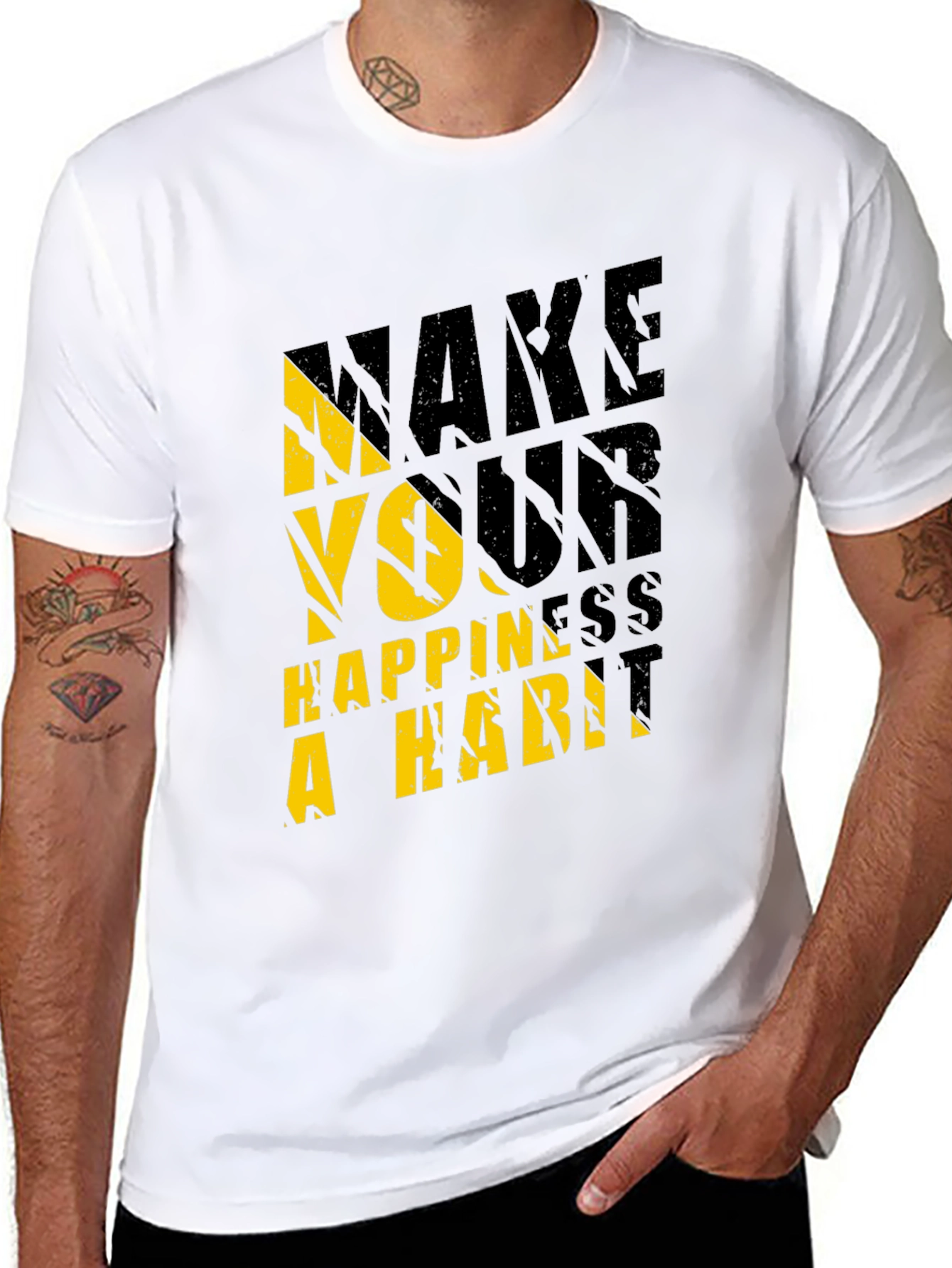 Make Your Happiness A Habit Graphic Tee