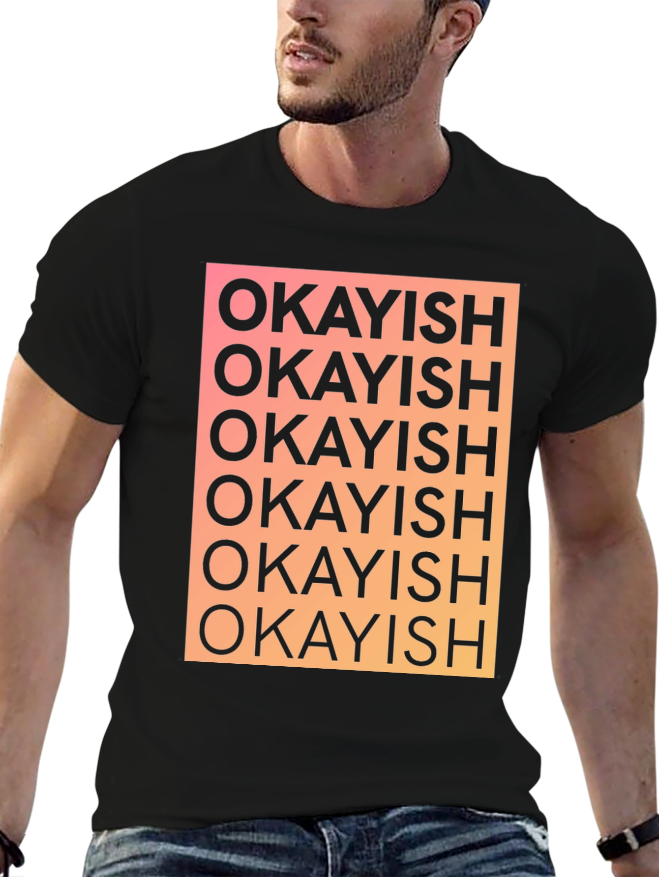Okayish Graphic Print T-Shirt