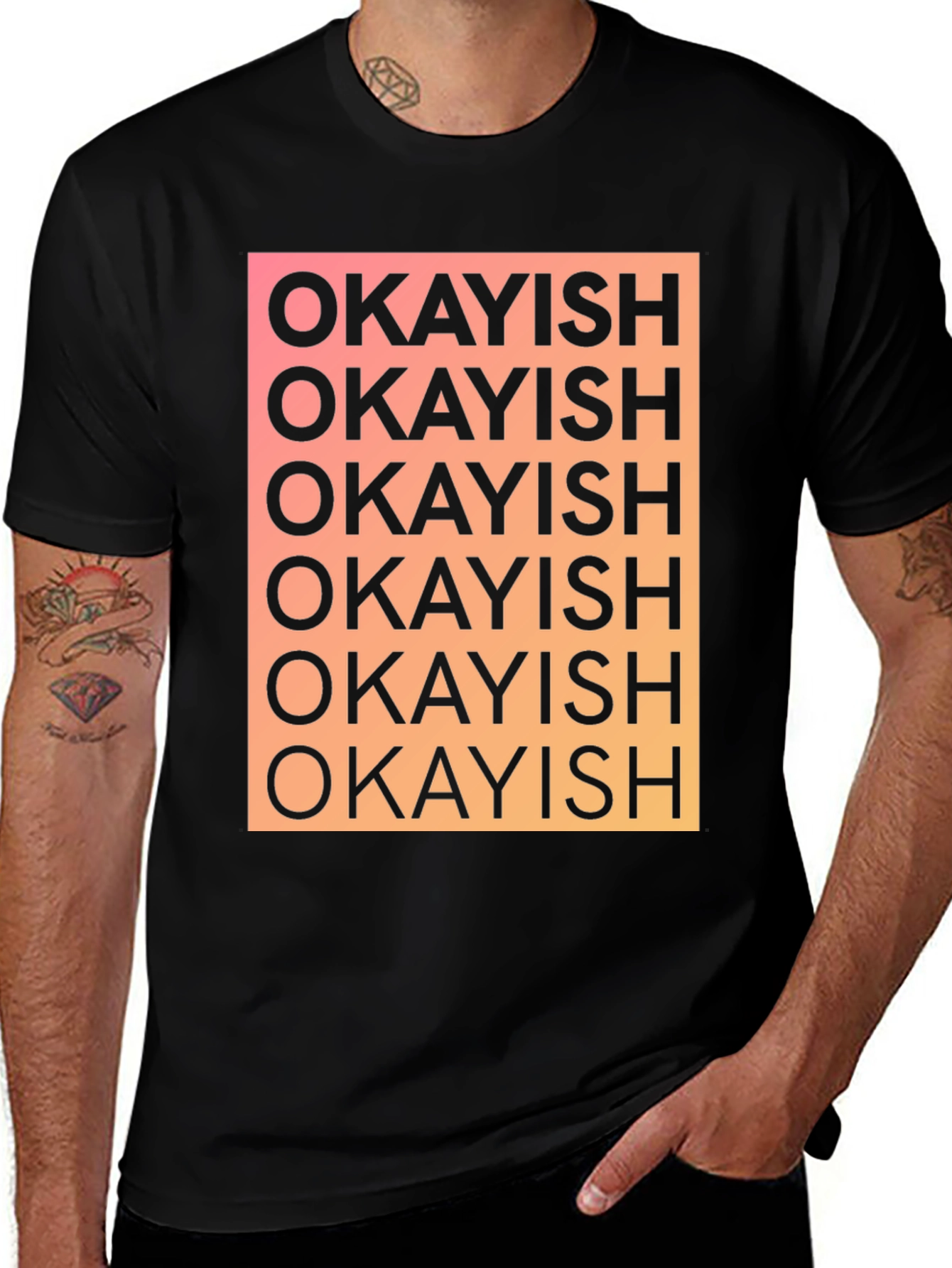Okayish Graphic Print T-Shirt