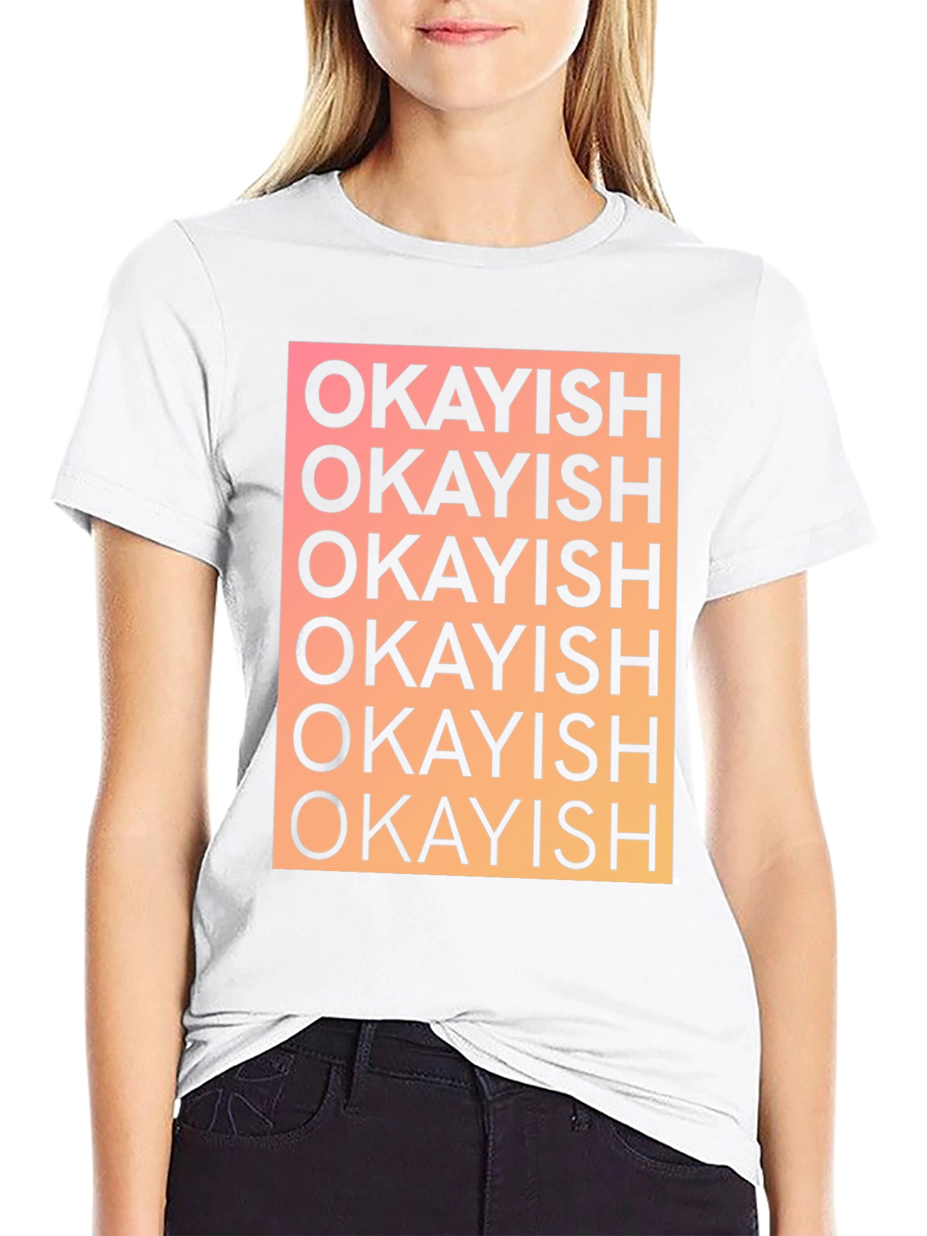 Okayish Graphic Print T-Shirt
