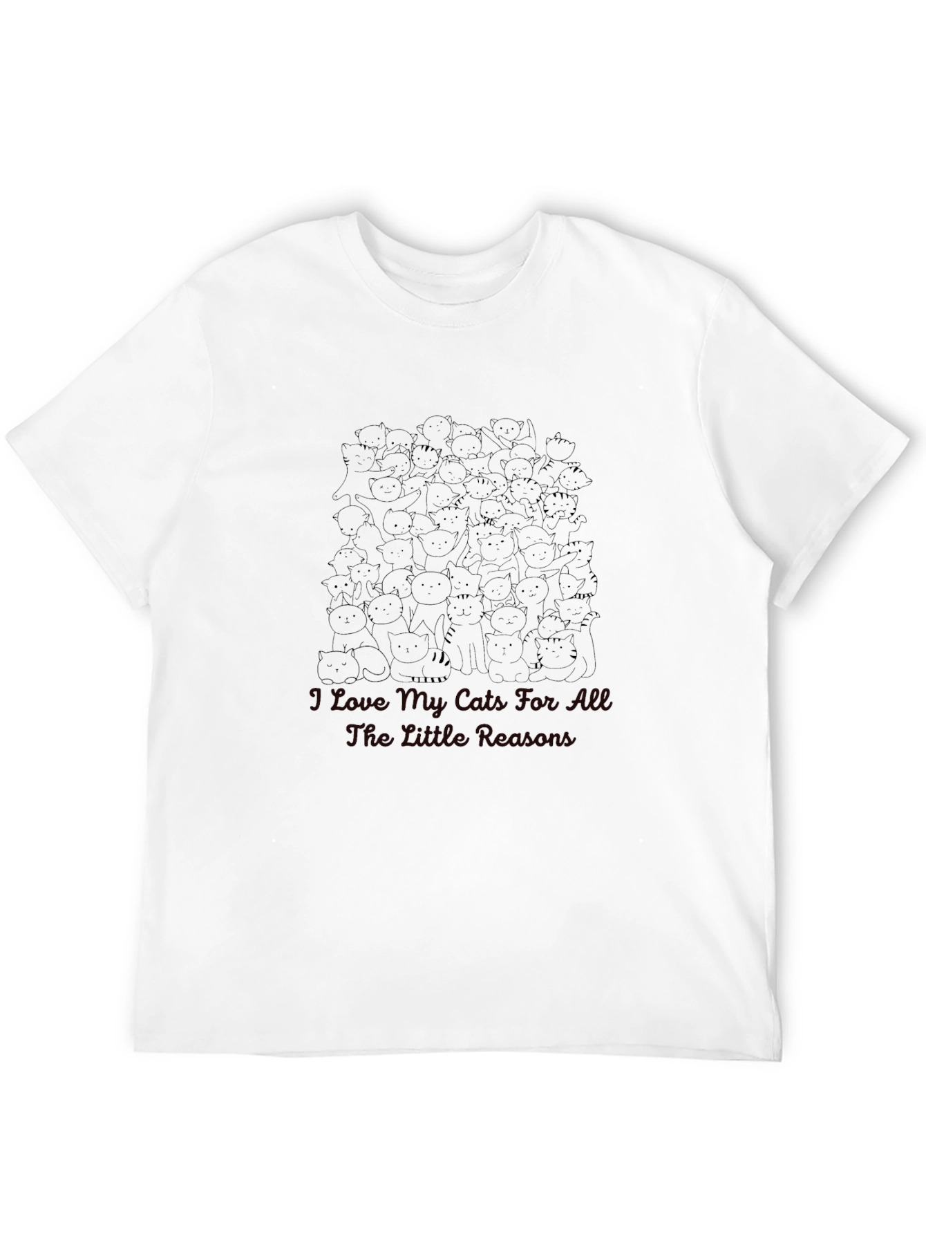 Cat Lover T-Shirt: I Love My Cats