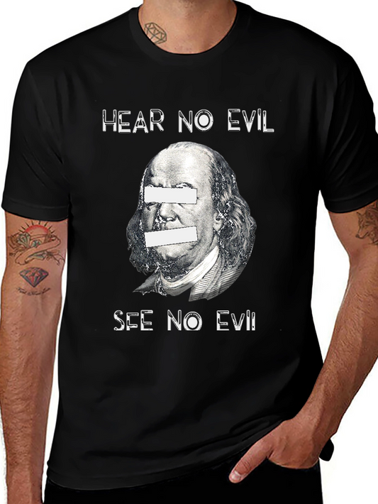 Hear No Evil See No Evil Graphic T-Shirt