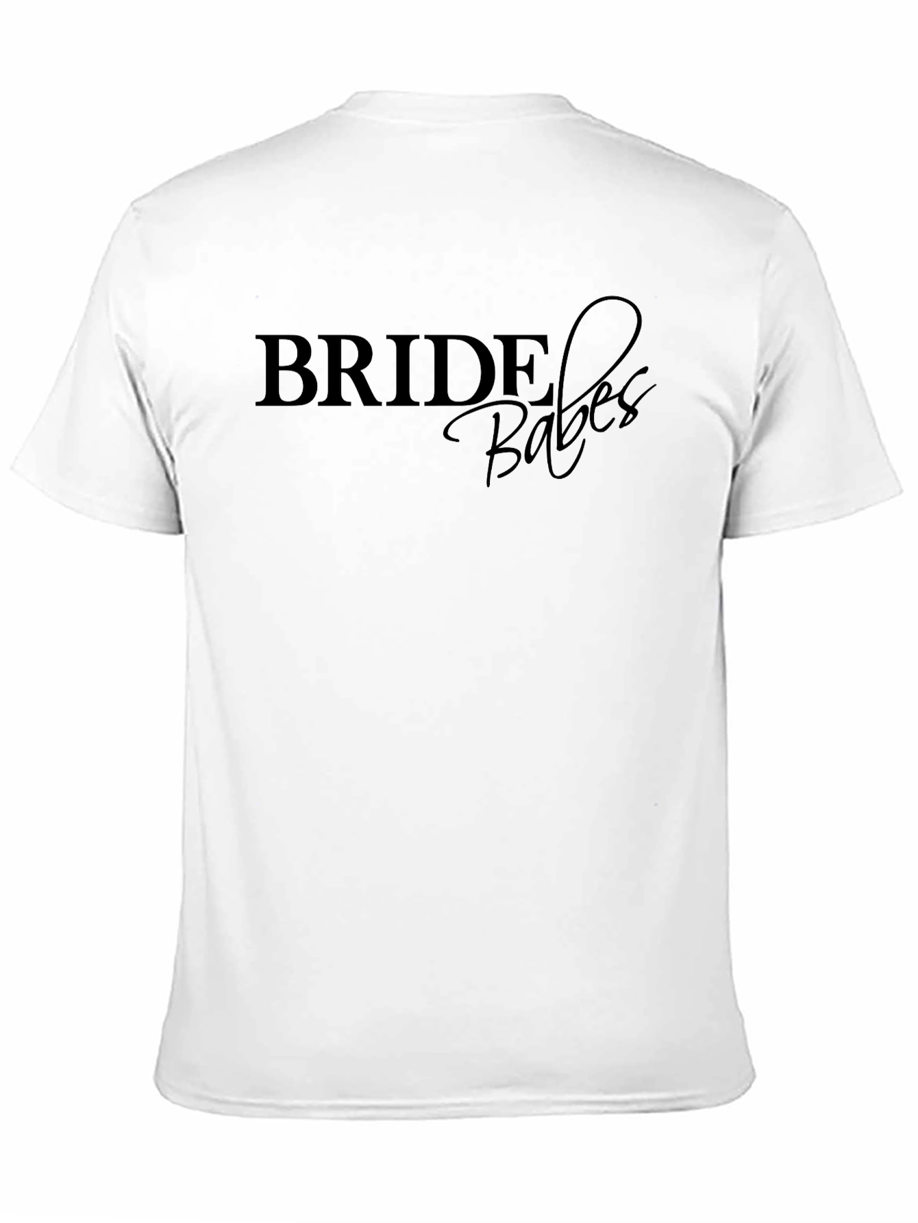 Bride Babes Black T-Shirt - Wedding Party Tee