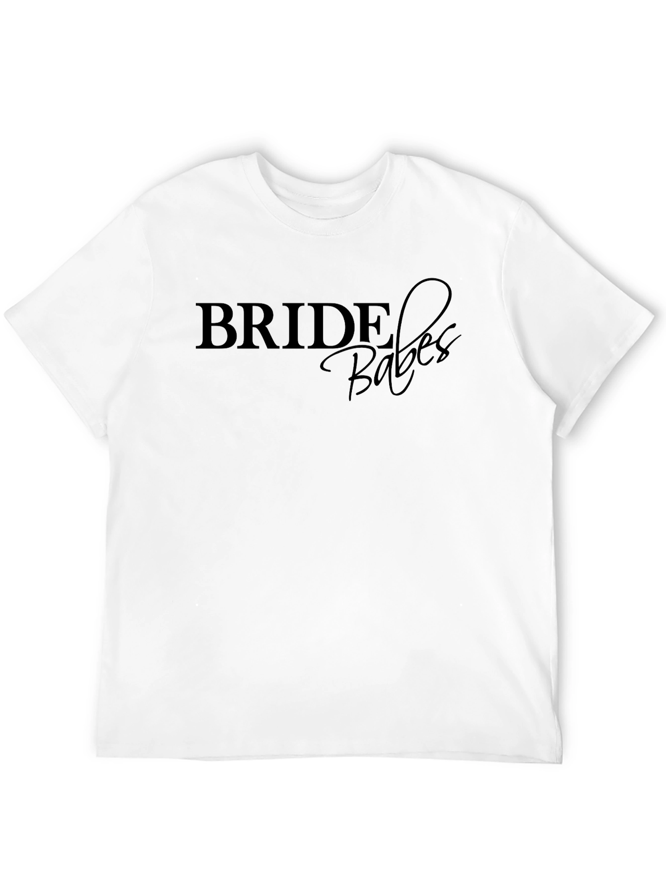 Bride Babes Black T-Shirt - Wedding Party Tee